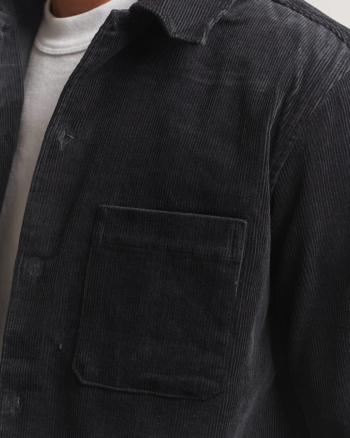 Homme | Chemises | Samsøe Samsøe | Damon Corduroy Overshirt Black