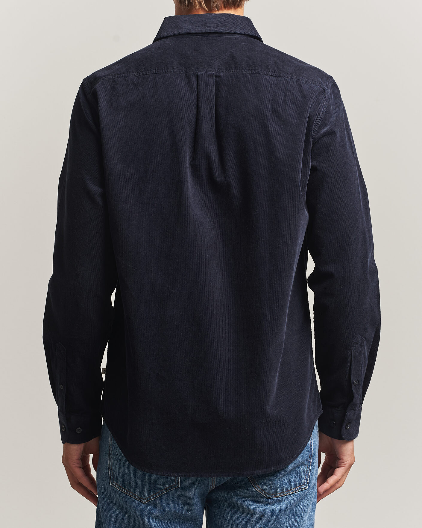 Homme | Chemises | Samsøe Samsøe | Liam Baby Cord Shirt Salute Navy