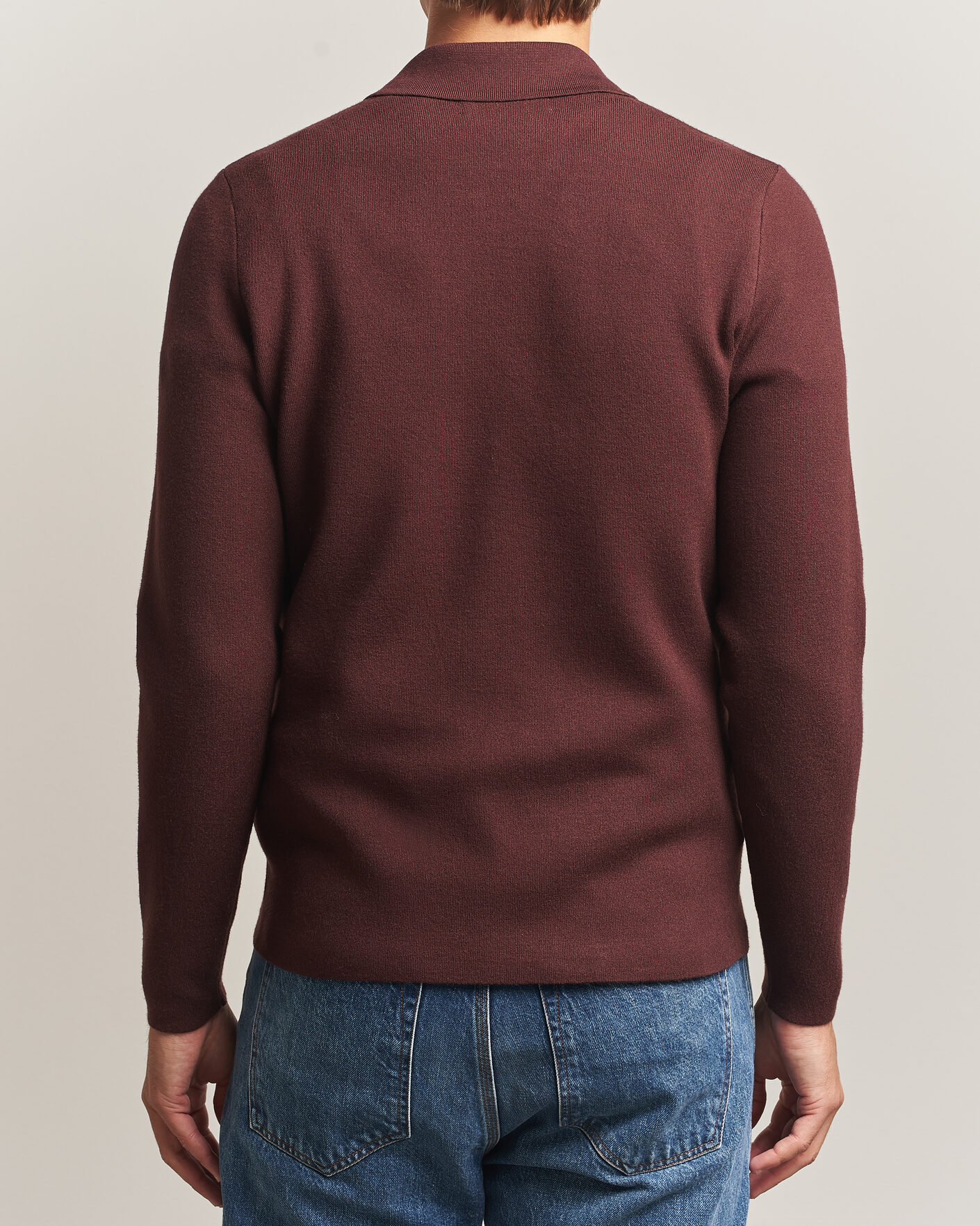 Homme | Pulls Et Tricots | Samsøe Samsøe | Guna Half Zip Bitter Chocolate