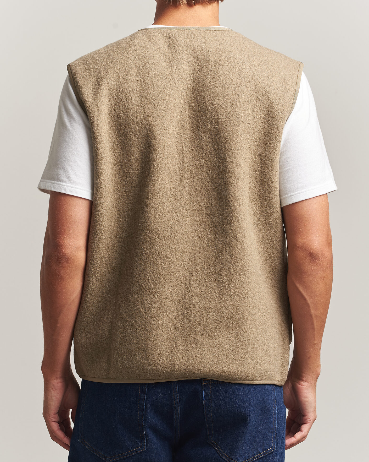 Homme | Pulls Et Tricots | Samsøe Samsøe | Hannes Boiled Wool Vest Lead Gray