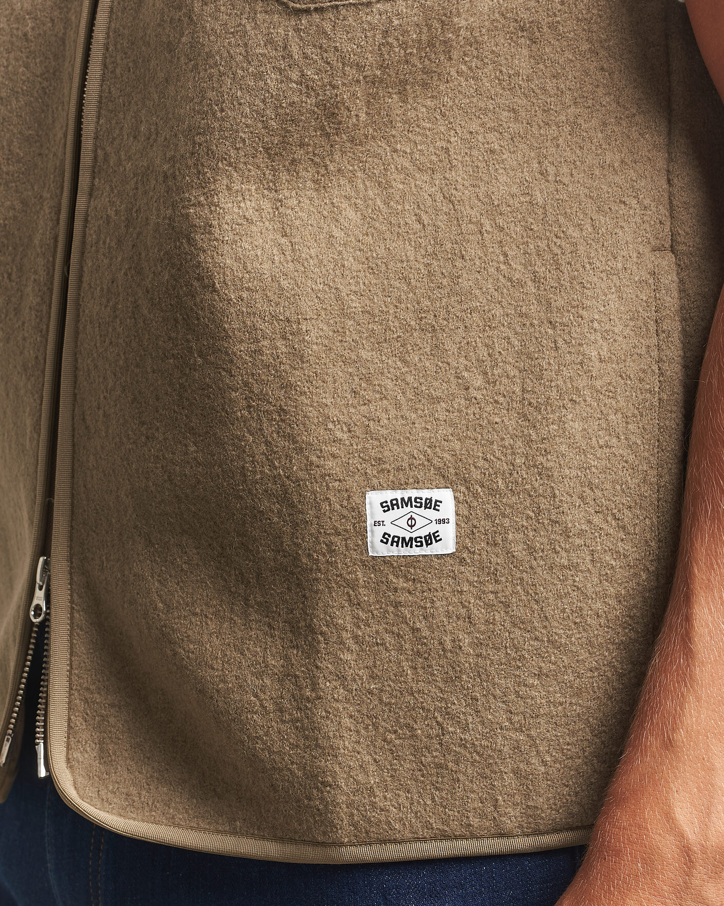 Homme | Pulls Et Tricots | Samsøe Samsøe | Hannes Boiled Wool Vest Lead Gray
