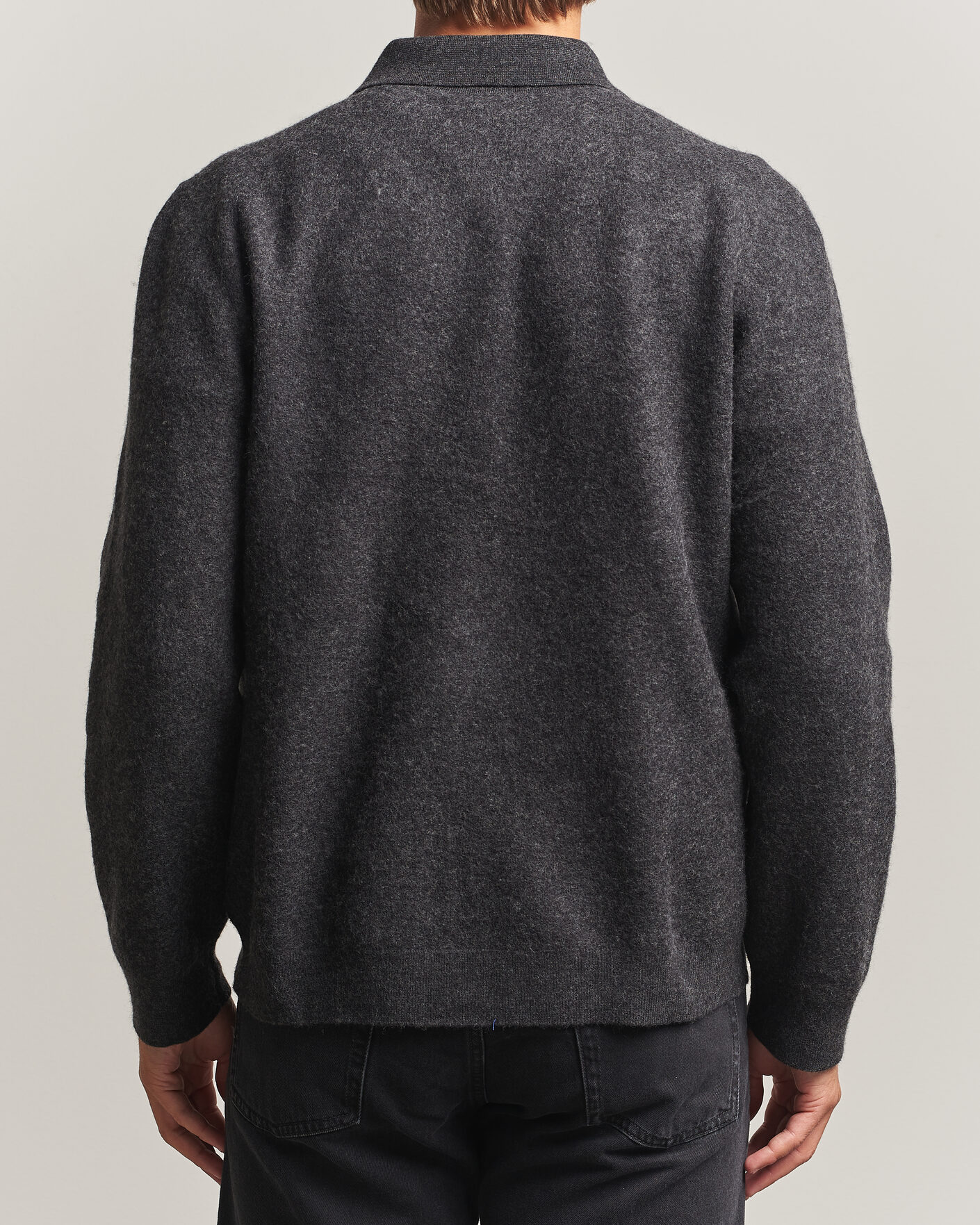 Homme | Pulls Et Tricots | Samsøe Samsøe | Richard Wool Knitted Cardigan Dark Grey Melange