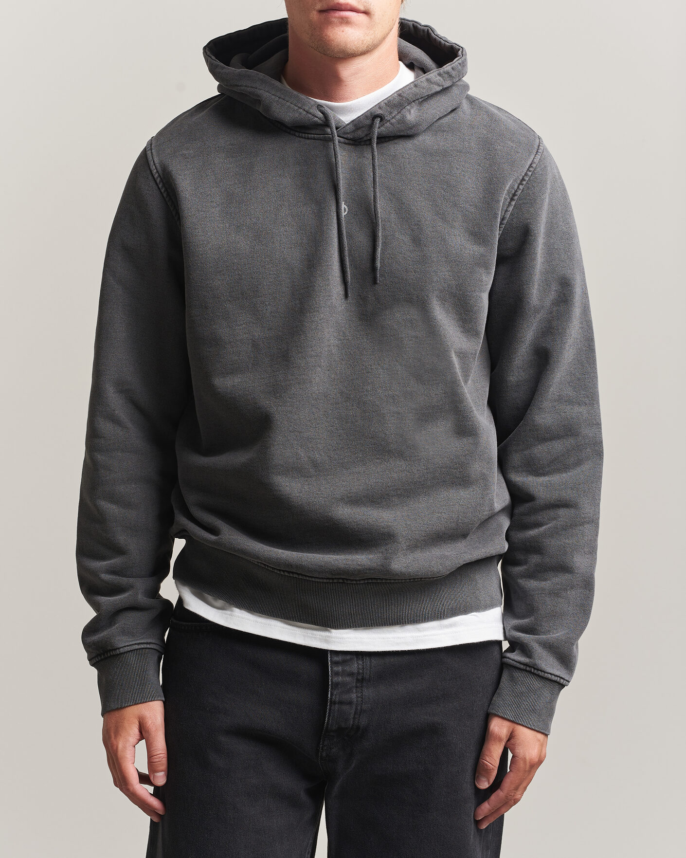 Homme | Pulls Et Tricots | Samsøe Samsøe | Ollie Washed Hoodie Black