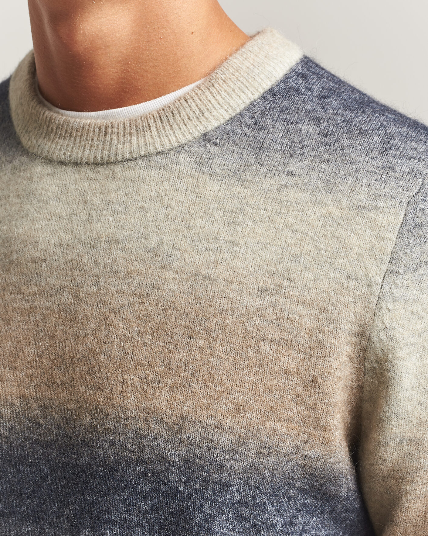 Homme | Pulls Et Tricots | Samsøe Samsøe | Aiden Wool/Alpaca Knitted Striped Sweater Multi