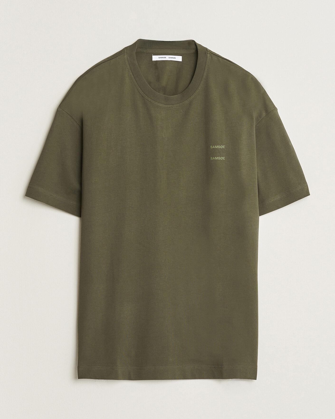 Homme | T-shirts | Samsøe Samsøe | Joel Organic Cotton T-Shirt Forest Night