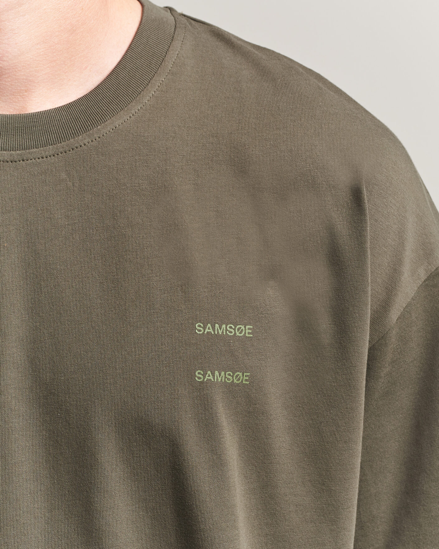 Homme | T-shirts | Samsøe Samsøe | Joel Organic Cotton T-Shirt Forest Night