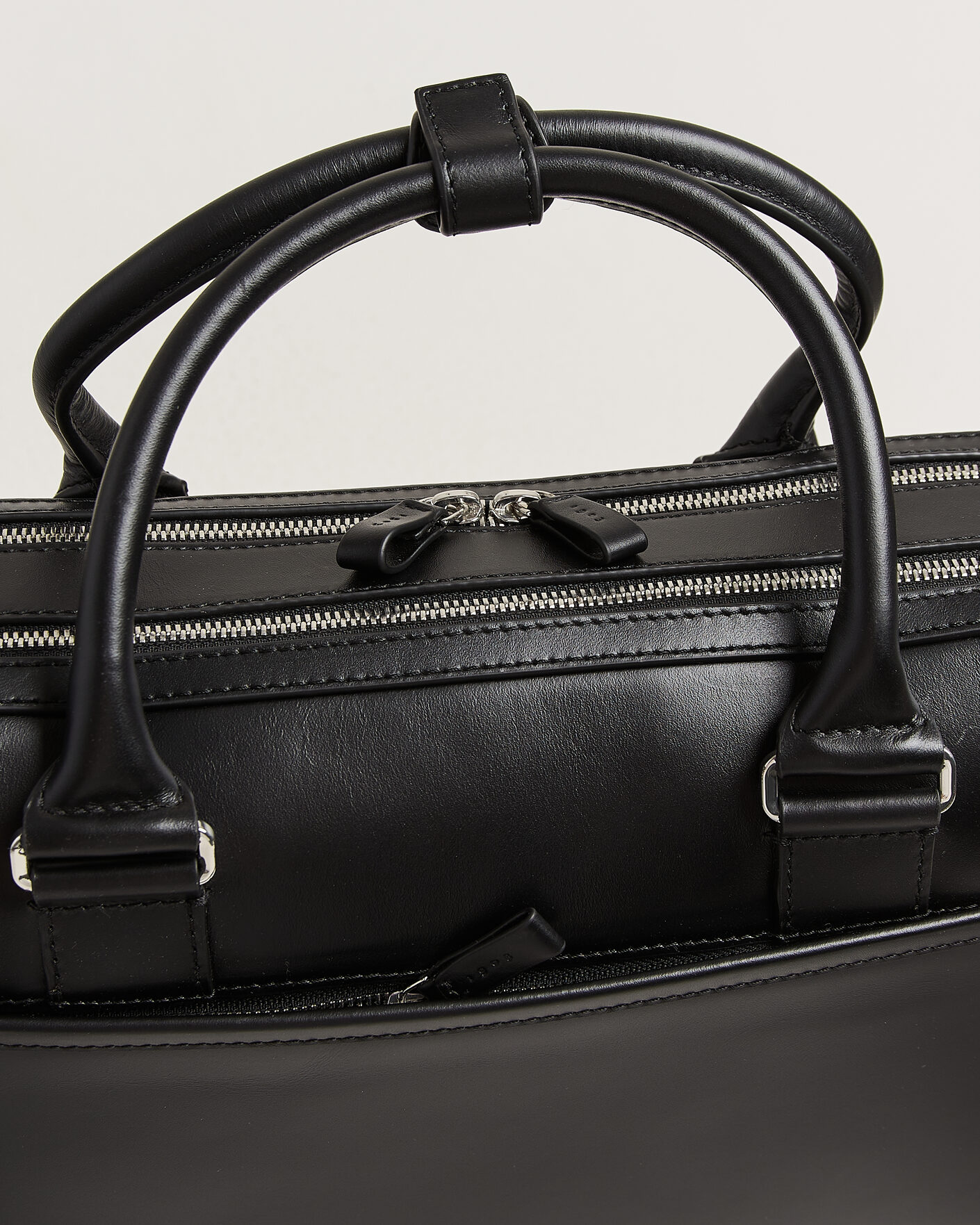 Homme | Sacs | Tiger of Sweden | Burin Smooth Leather Briefcase Black