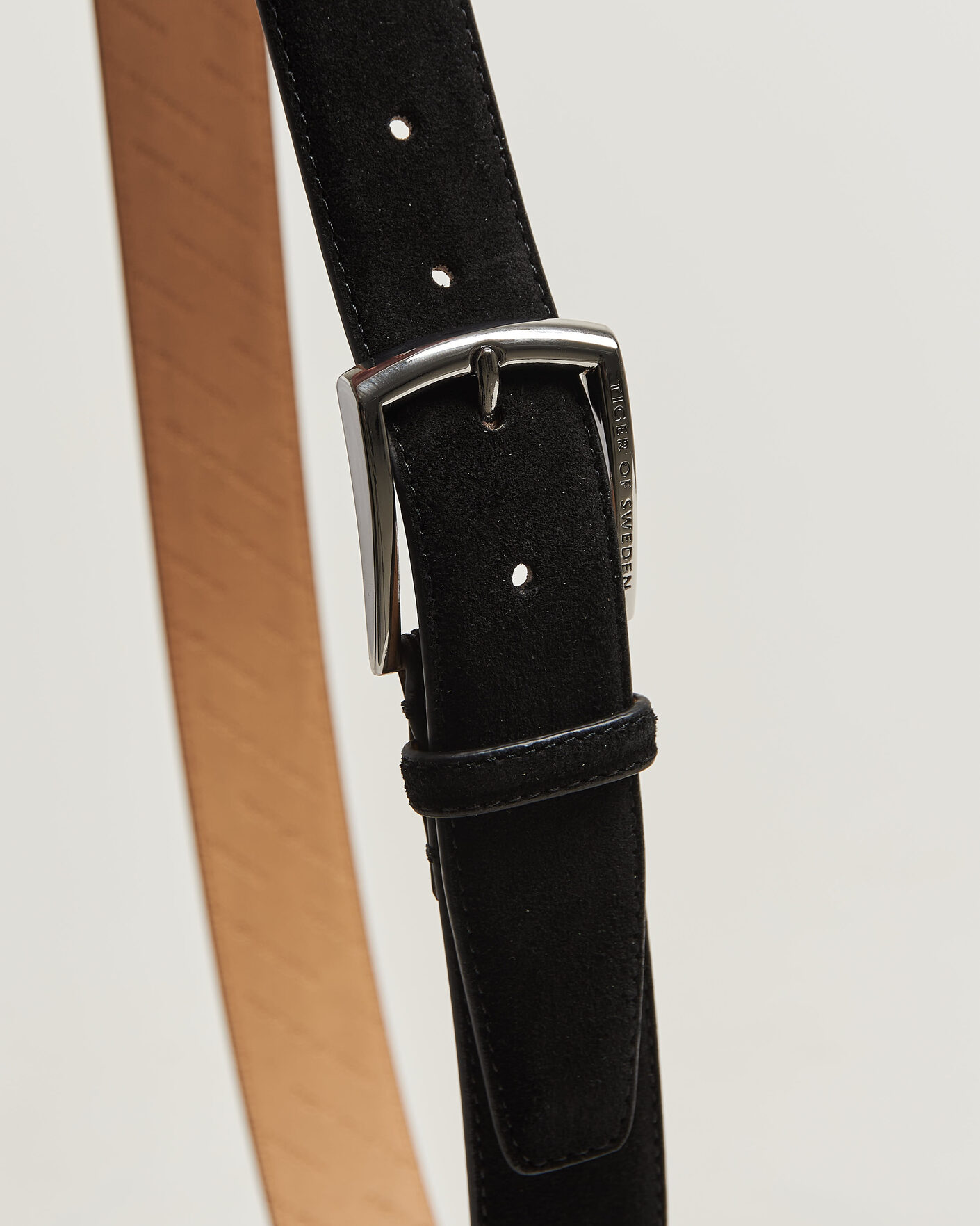 Homme | Ceintures | Tiger of Sweden | Bergstroms Suede Belt Black