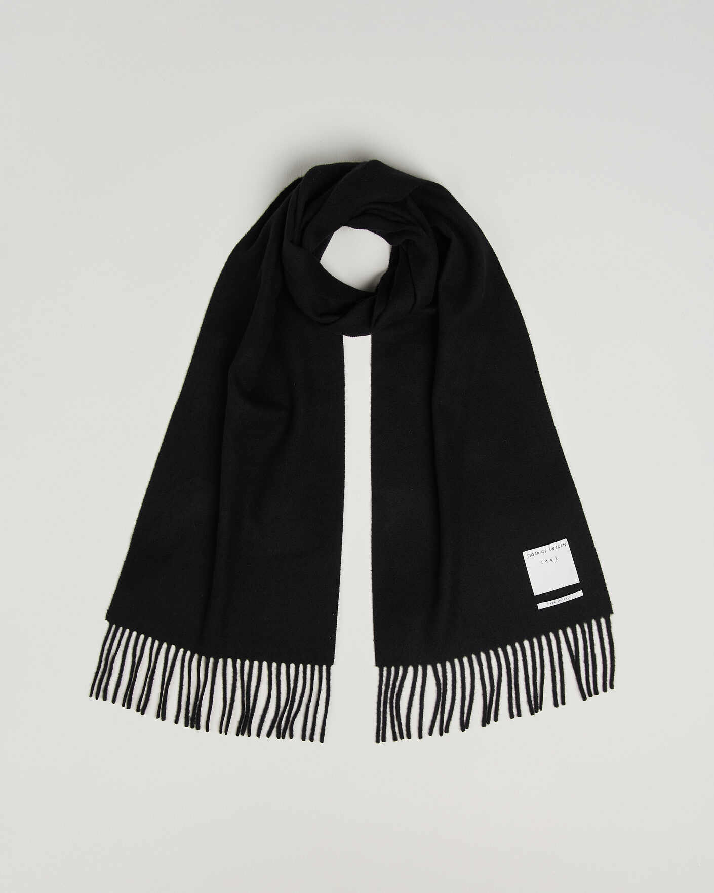 Homme | Écharpes | Tiger of Sweden | Sylan Wool Scarf Black