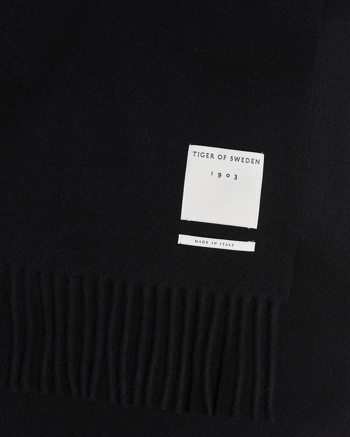 Homme | Écharpes | Tiger of Sweden | Sylan Wool Scarf Black