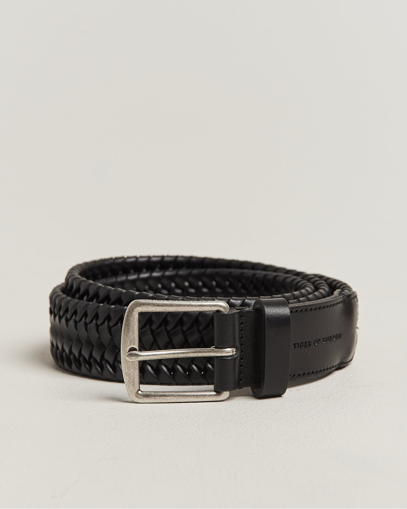 Homme | Ceintures | Tiger of Sweden | Braidant Braided Belt Black