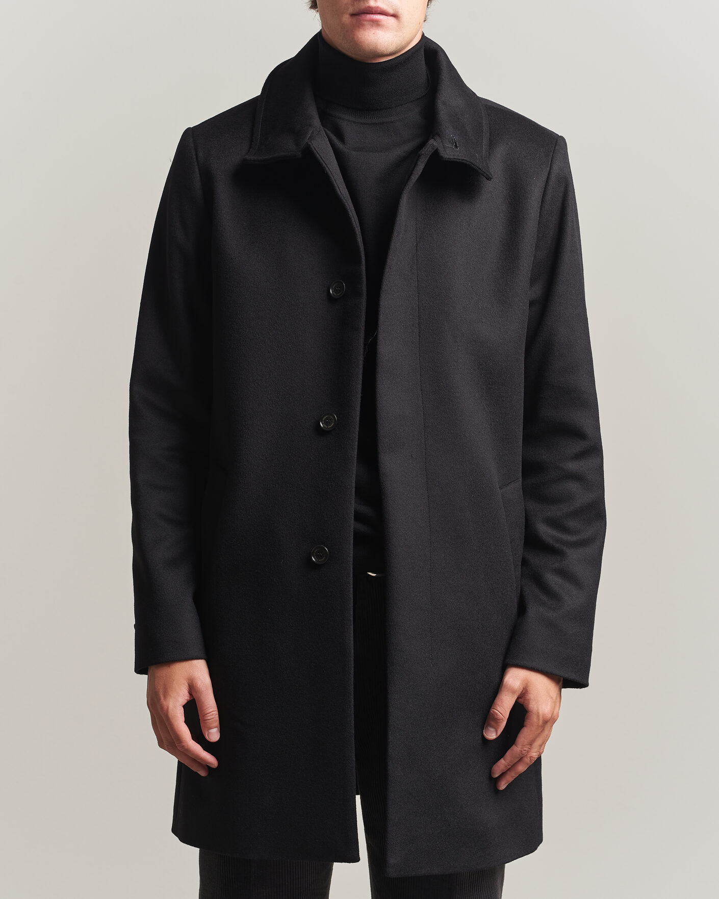 Homme | Manteaux Et Vestes | Tiger of Sweden | Aleric Wool/Cashmere Coat Black