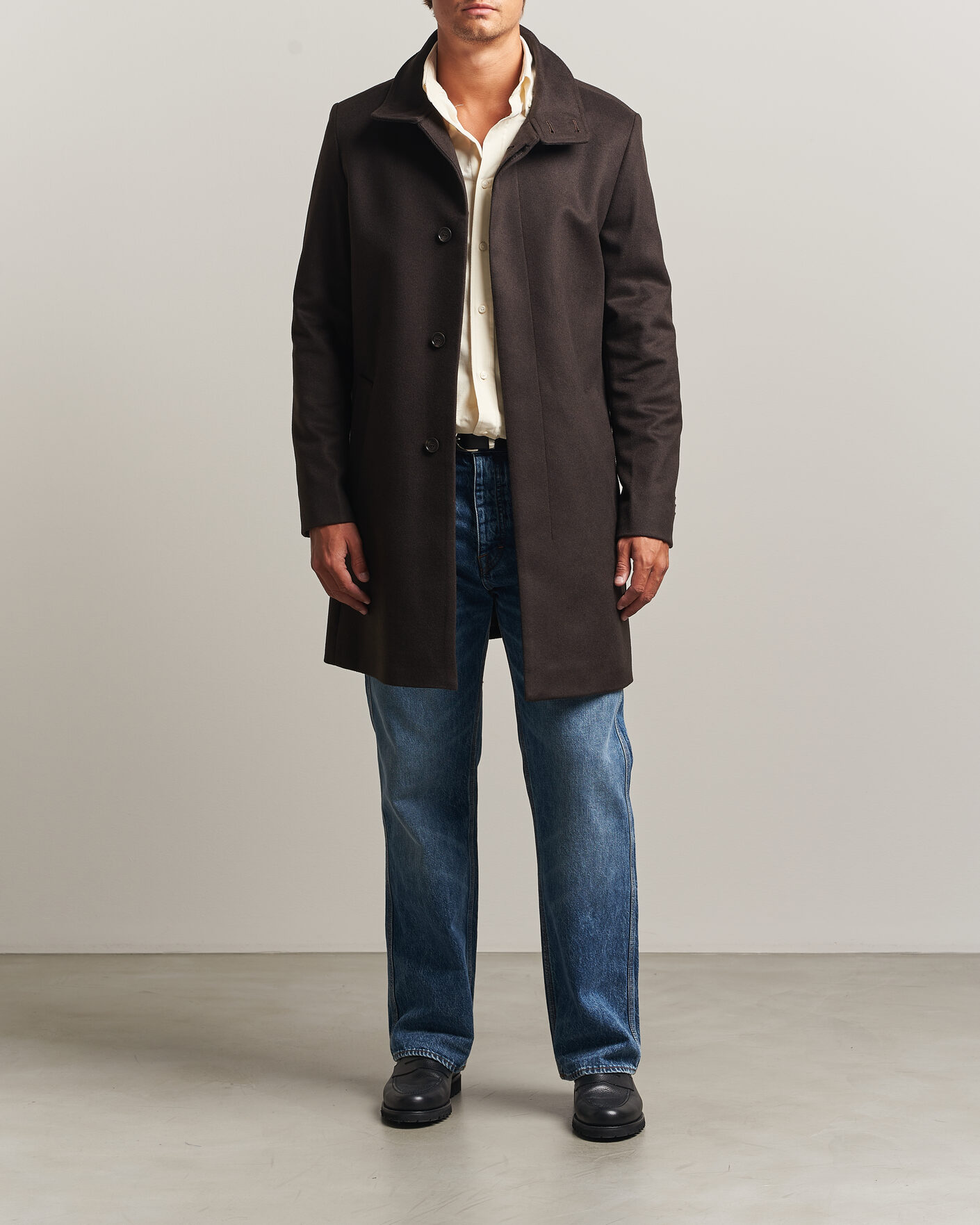 Homme | Manteaux Et Vestes | Tiger of Sweden | Aleric Wool/Cashmere Coat Espresso