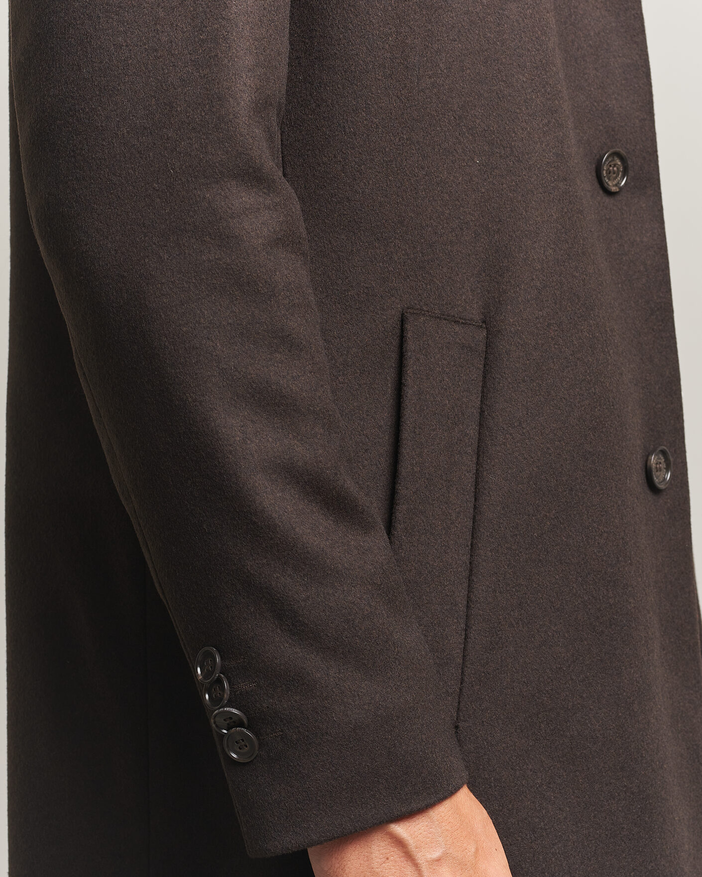 Homme | Manteaux Et Vestes | Tiger of Sweden | Aleric Wool/Cashmere Coat Espresso