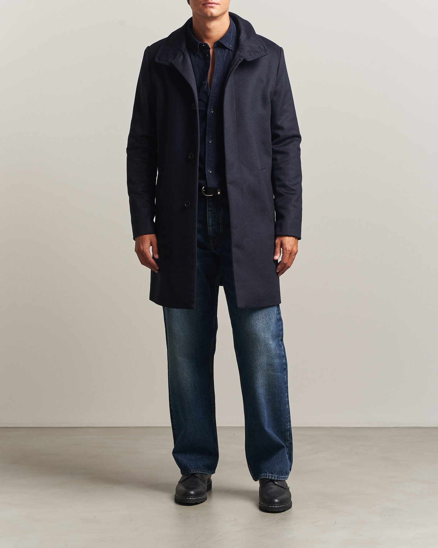 Homme | Manteaux Et Vestes | Tiger of Sweden | Aleric Wool/Cashmere Coat Light Ink