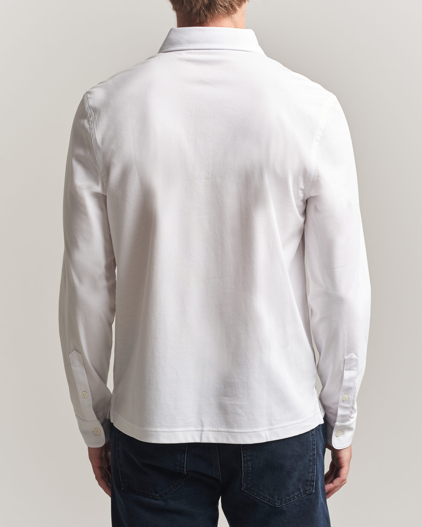 Homme | Polos | Tiger of Sweden | Tanner Mercerized Cotton Polo Pure White