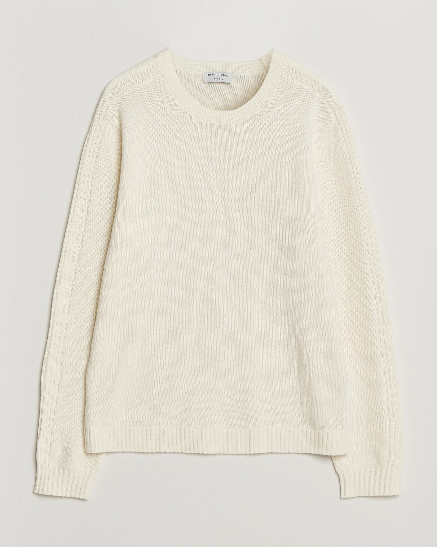 Homme | Pulls Et Tricots | Tiger of Sweden | Wilfred Wool/Cashmere Sweater Porcelain Cream