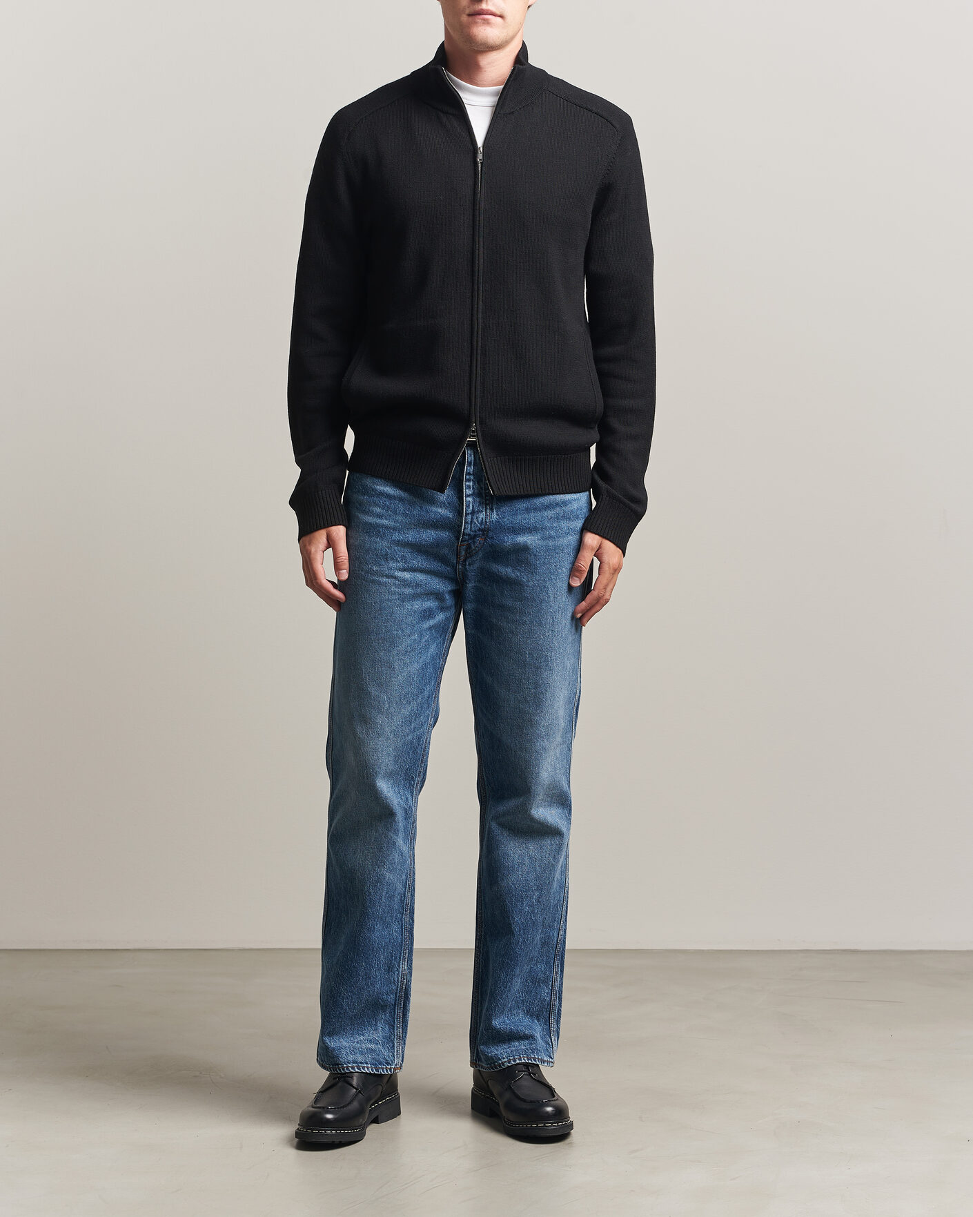 Homme | Pulls Et Tricots | Tiger of Sweden | Cassian Wool Full Zip Black