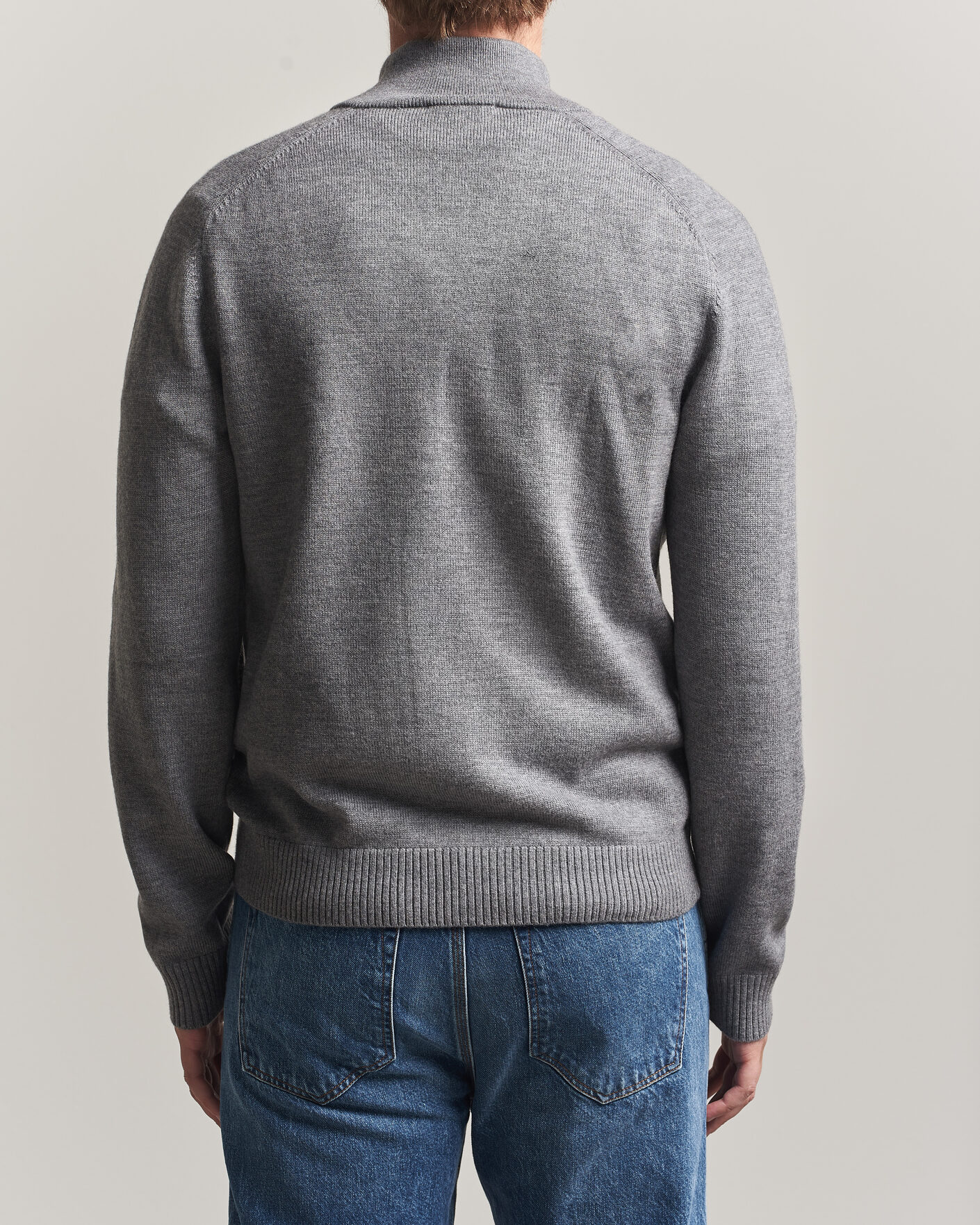 Homme | Pulls Et Tricots | Tiger of Sweden | Cassian Wool Full Zip Concrete Melange
