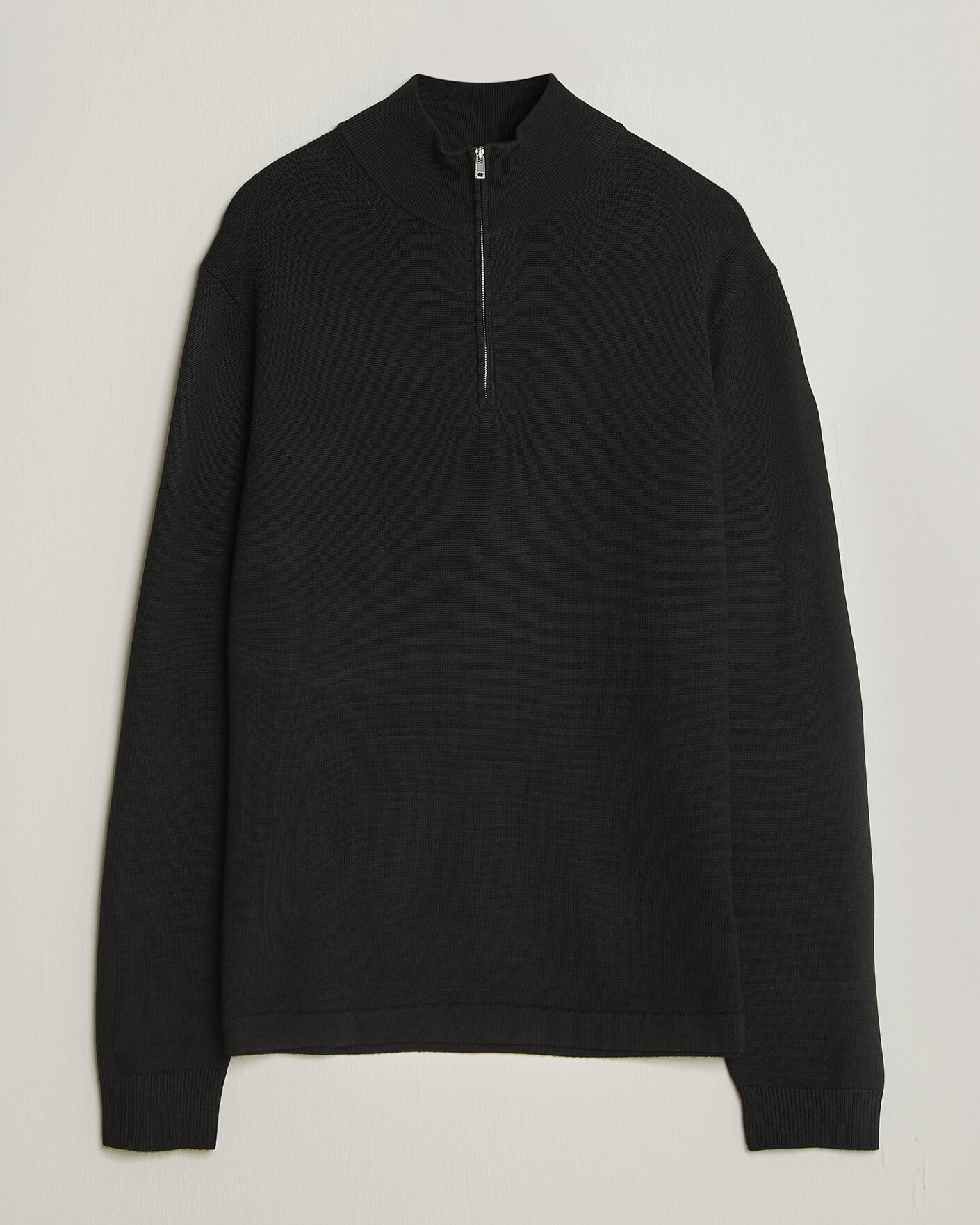 Homme | Pulls Et Tricots | Tiger of Sweden | Travis Wool Half Zip Black