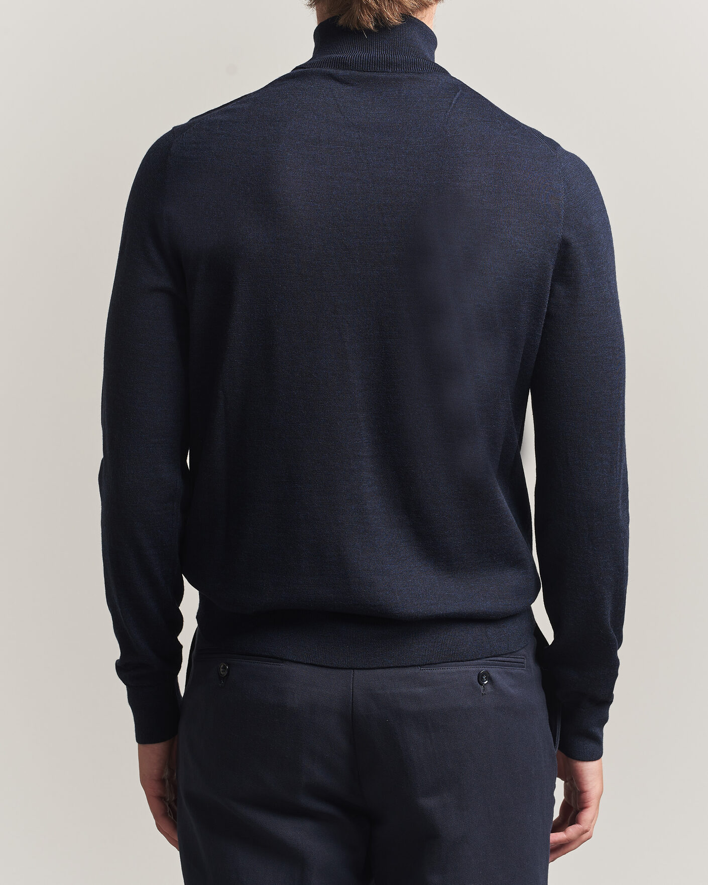 Homme | Pulls Et Tricots | Tiger of Sweden | Nevile Extra Fine Merino Polo Light Ink