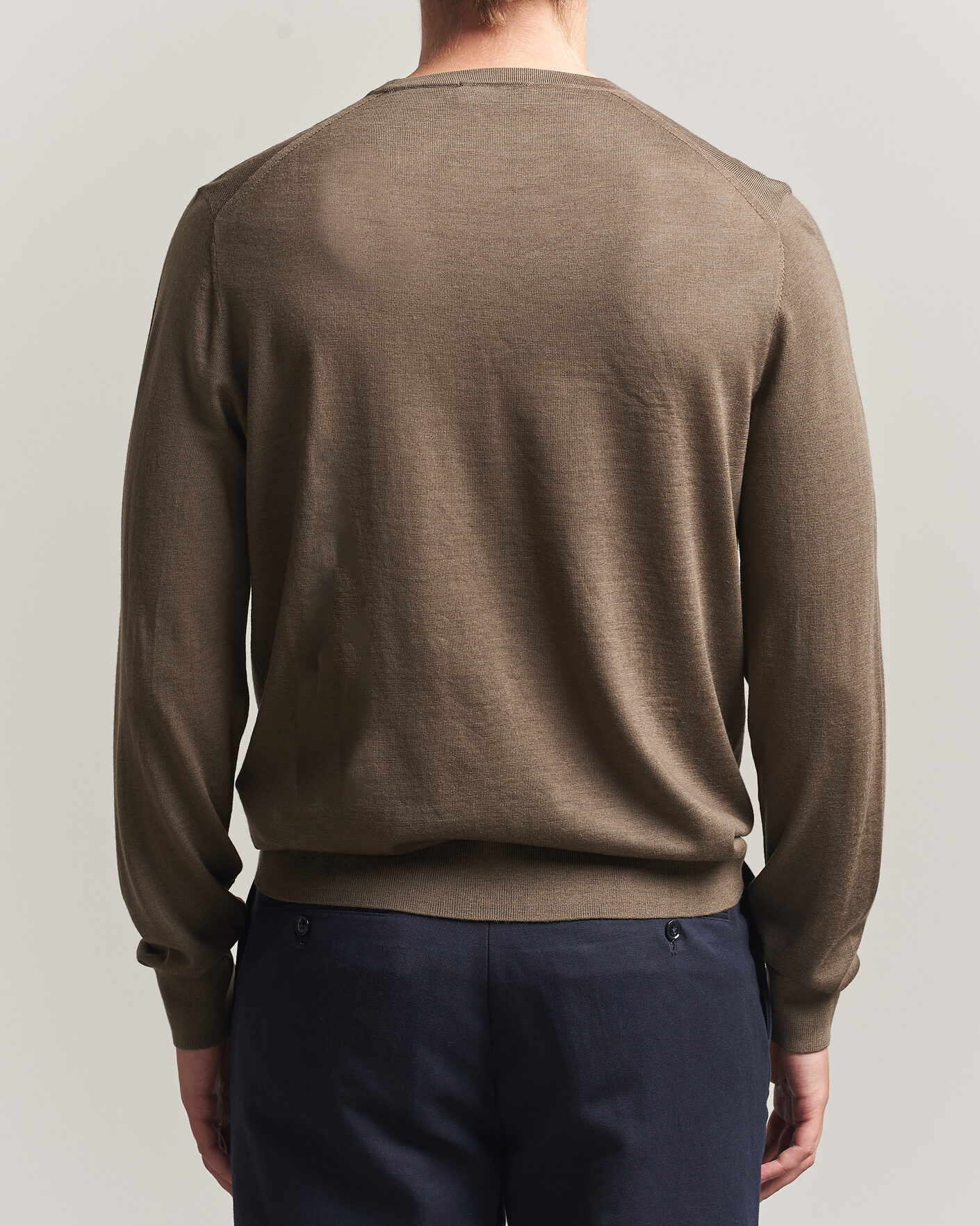 Homme | Pulls Et Tricots | Tiger of Sweden | Connor Extra Fine Merino Crew Neck Pullover Aged Timber