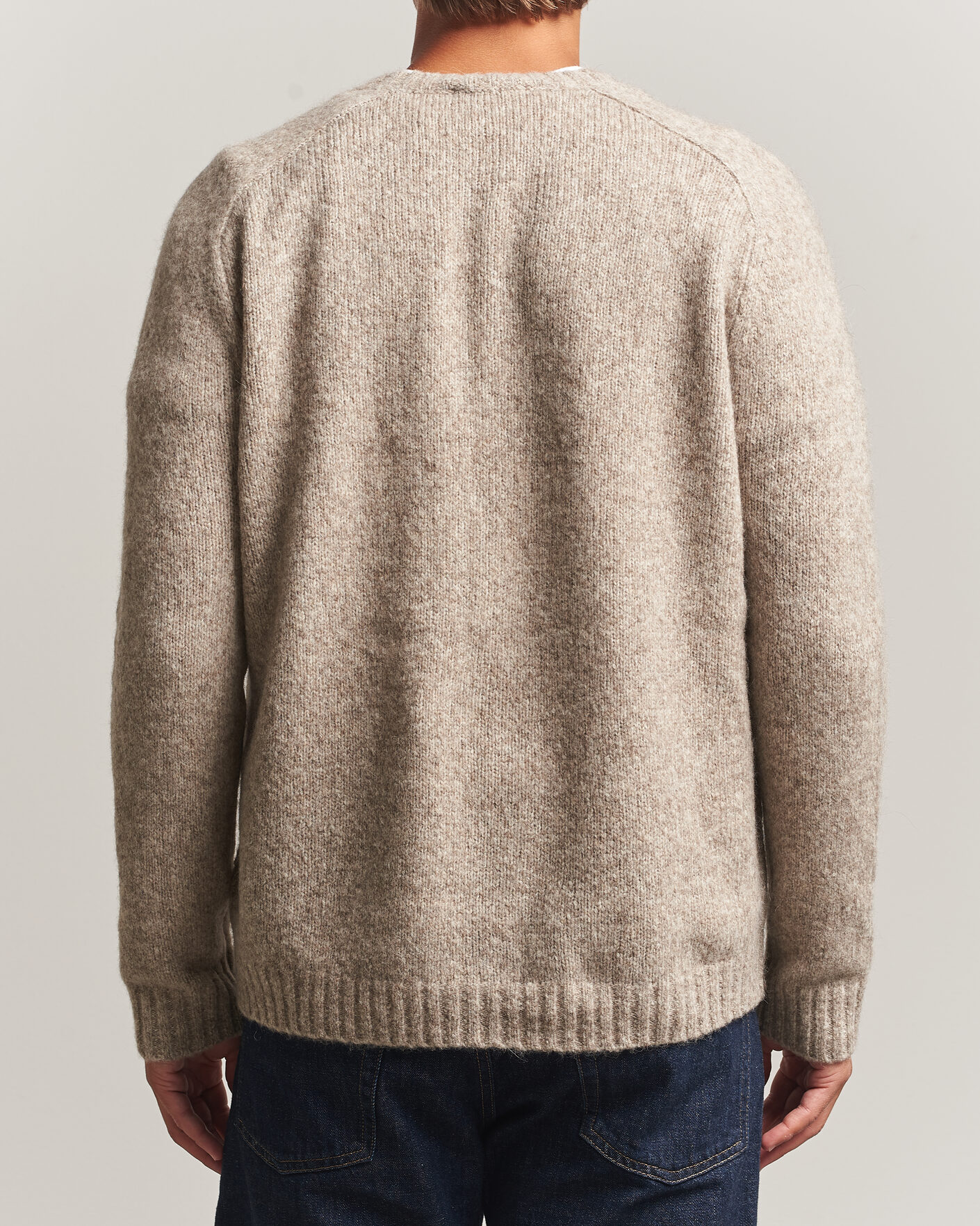 Homme | Pulls Et Tricots | Tiger of Sweden | Adryan Yak/Alpaca Knitted Sweater Stone Melange