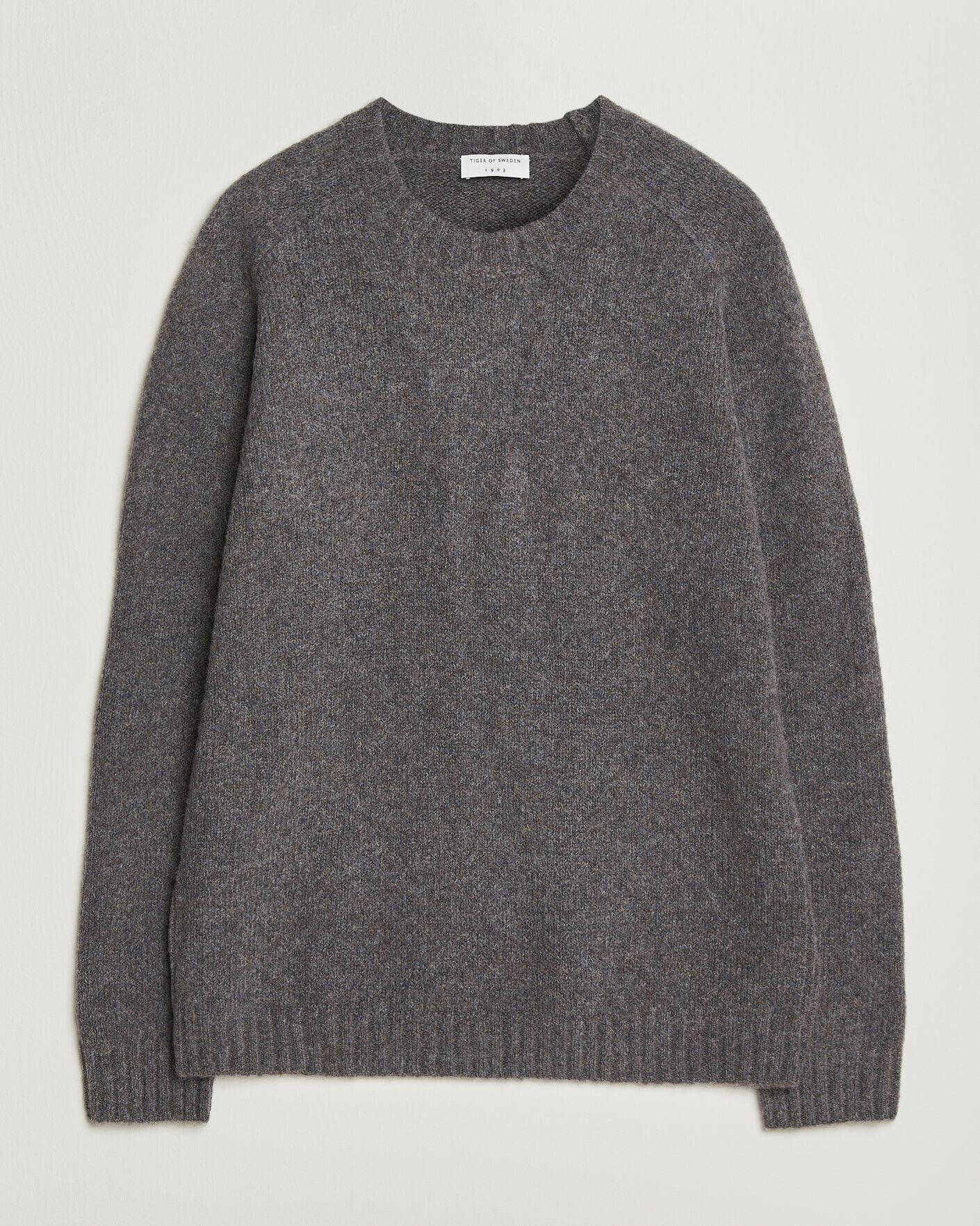 Homme | Pulls Et Tricots | Tiger of Sweden | Adryan Yak/Alpaca Knitted Sweater Grey Melange