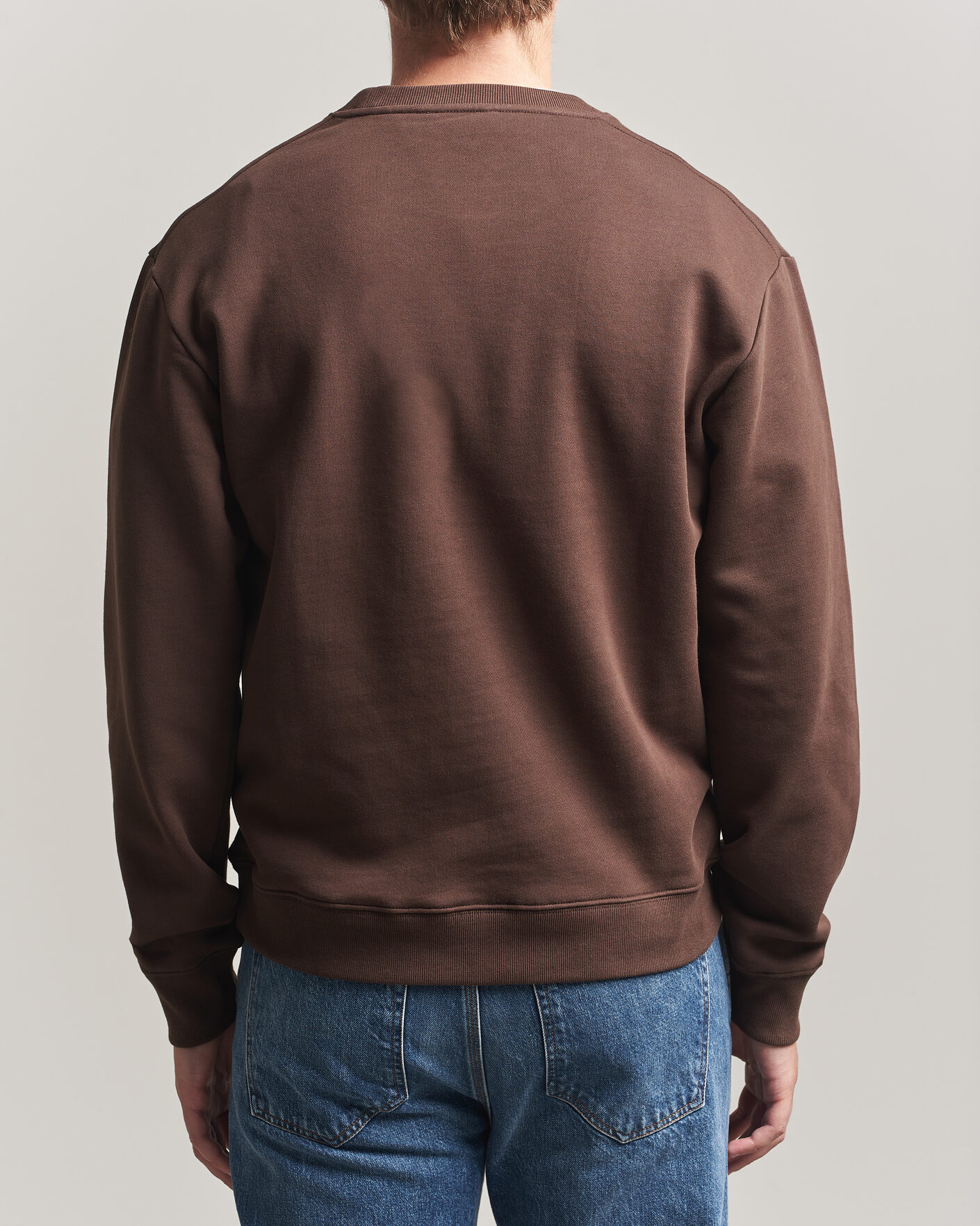 Homme | Pulls Et Tricots | Tiger of Sweden | Emerson Crew Neck Sweatshirt Dark Mahogany