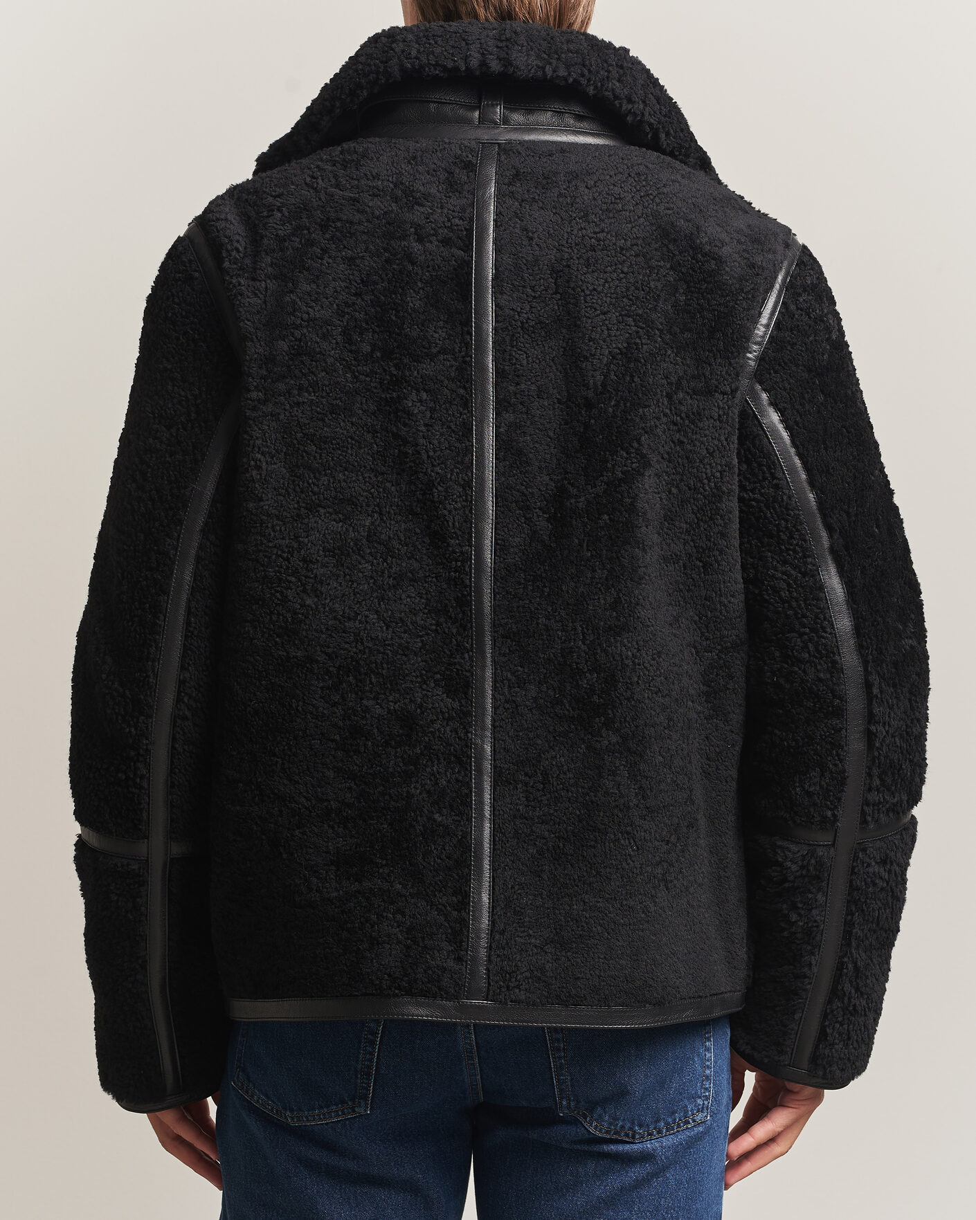 Homme | Manteaux Et Vestes | Tiger of Sweden | Viggo Shearling Jacket Black