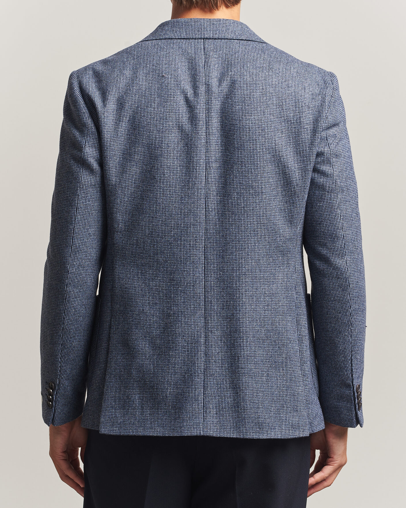 Homme | Blazers | Tiger of Sweden | Easer Wool Pepita Blazer Iron Haze