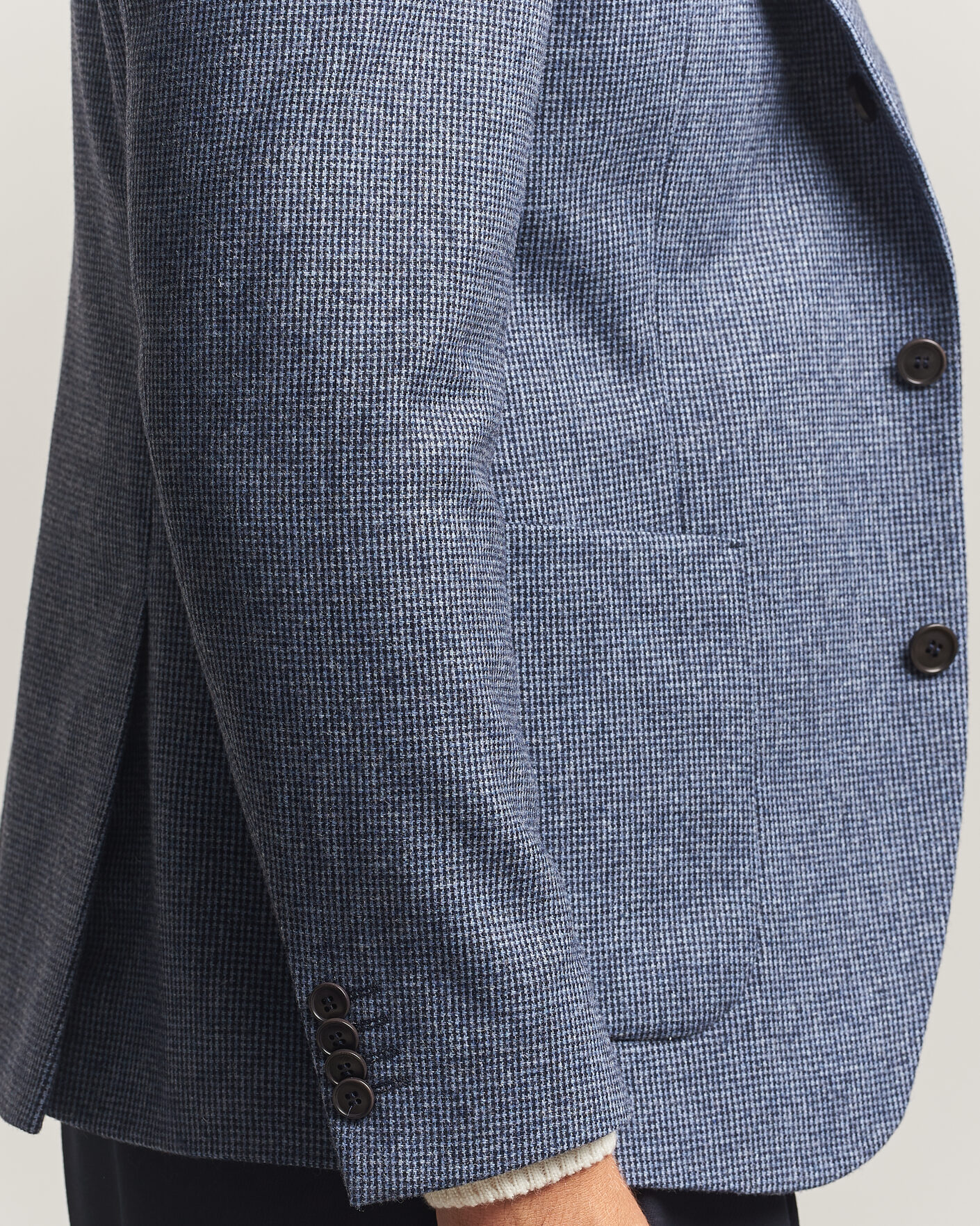 Homme | Blazers | Tiger of Sweden | Easer Wool Pepita Blazer Iron Haze