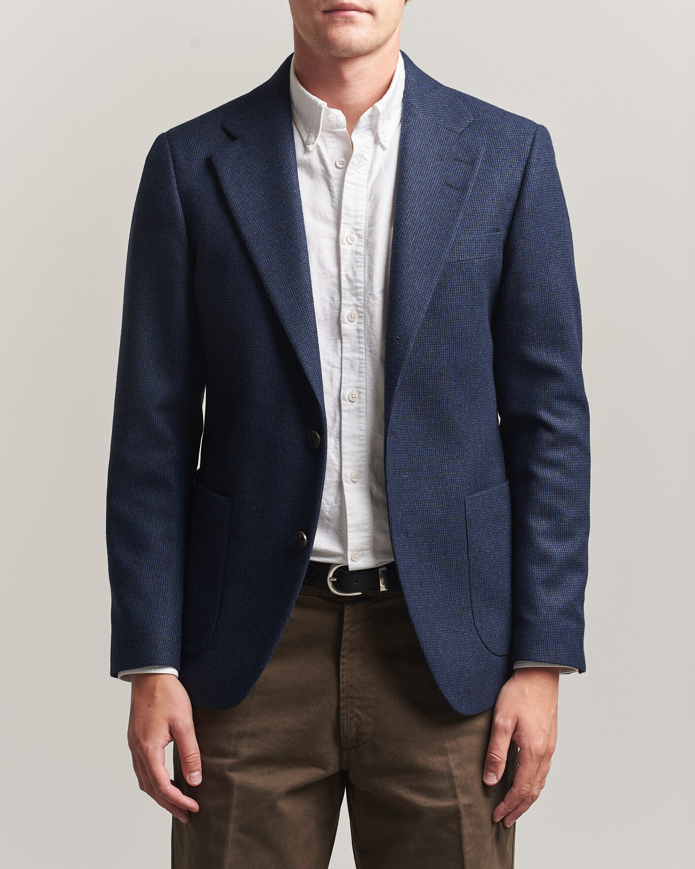 Homme | Blazers | Tiger of Sweden | Easer Wool Pepita Blazer Sea