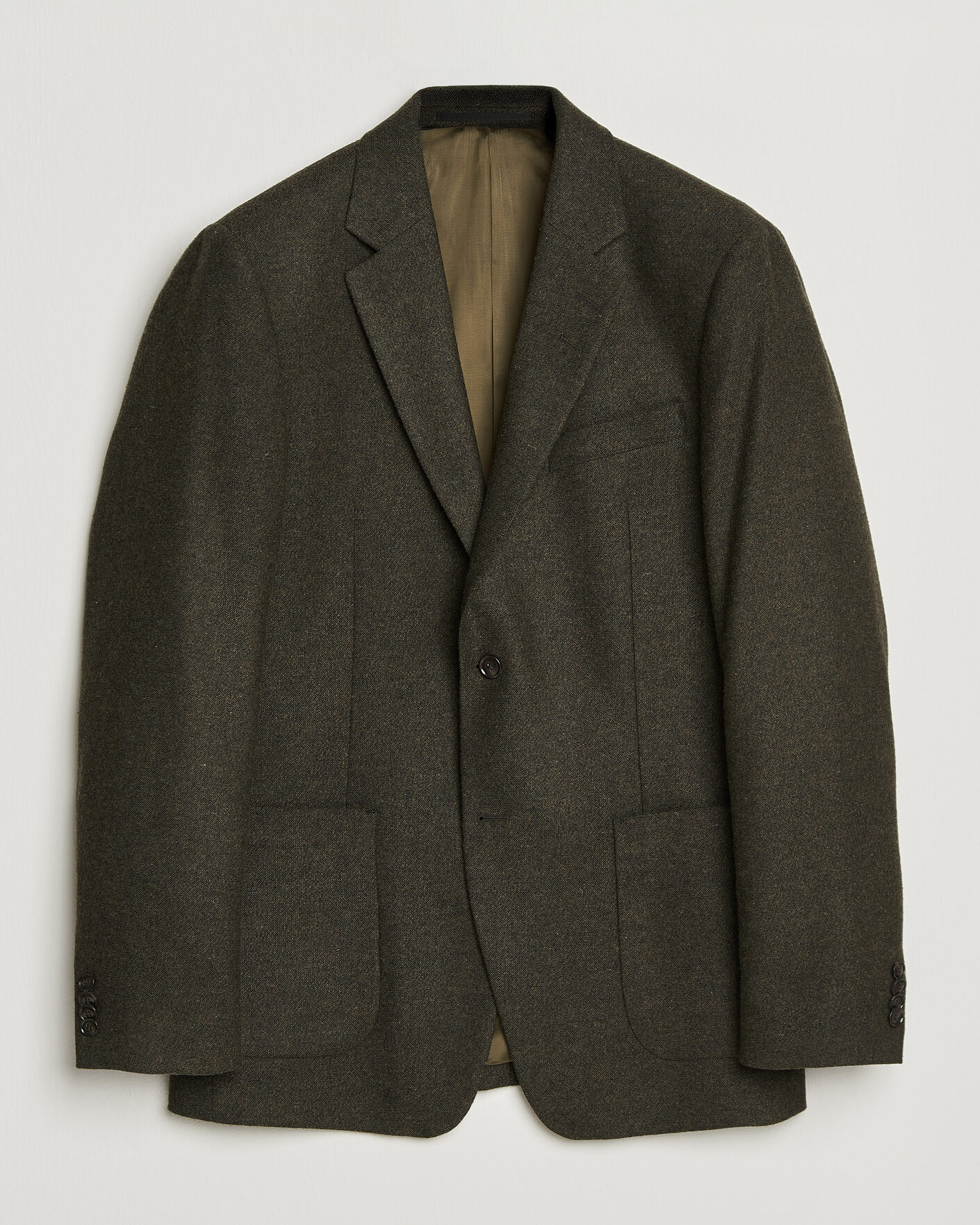 Homme | Blazers | Tiger of Sweden | Justin Wool Flannel Suit Blazer Muted Canopy