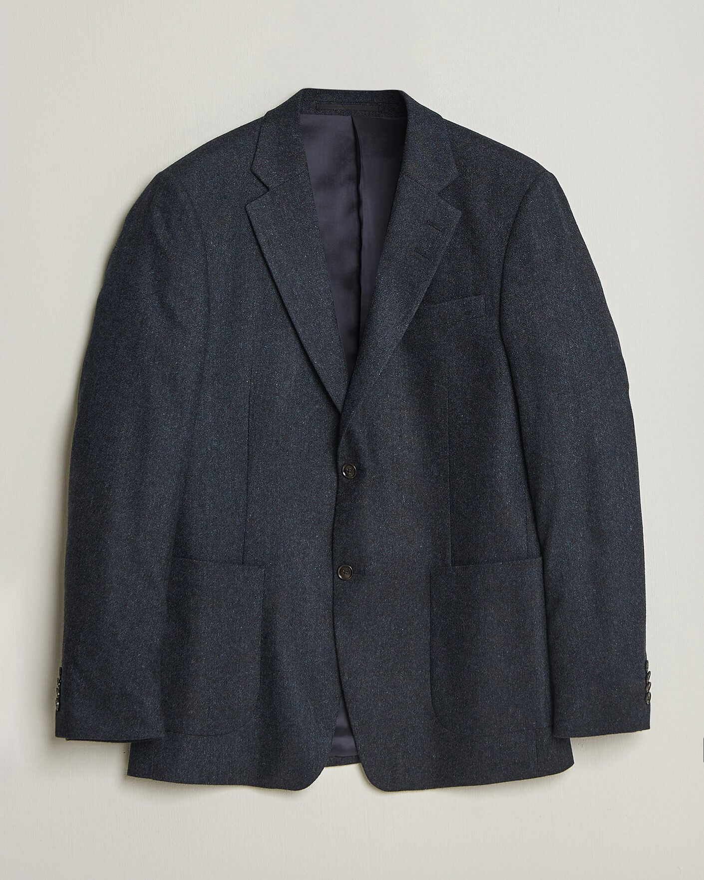 Homme | Blazers | Tiger of Sweden | Justin Wool Flannel Suit Blazer Midnight Blue
