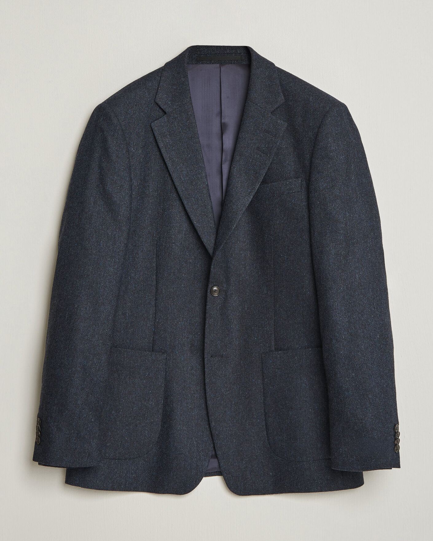 Homme | Blazers | Tiger of Sweden | Justin Wool Flannel Suit Blazer Midnight Blue