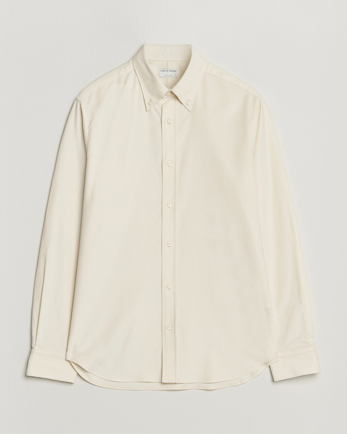 Homme | Chemises | Tiger of Sweden | Bjorn Corduroy Shirt Cream White