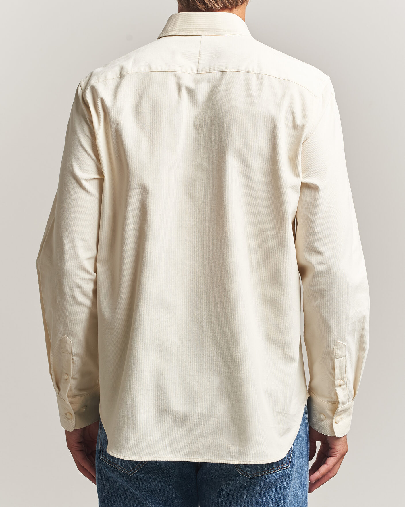 Homme | Chemises | Tiger of Sweden | Bjorn Corduroy Shirt Cream White