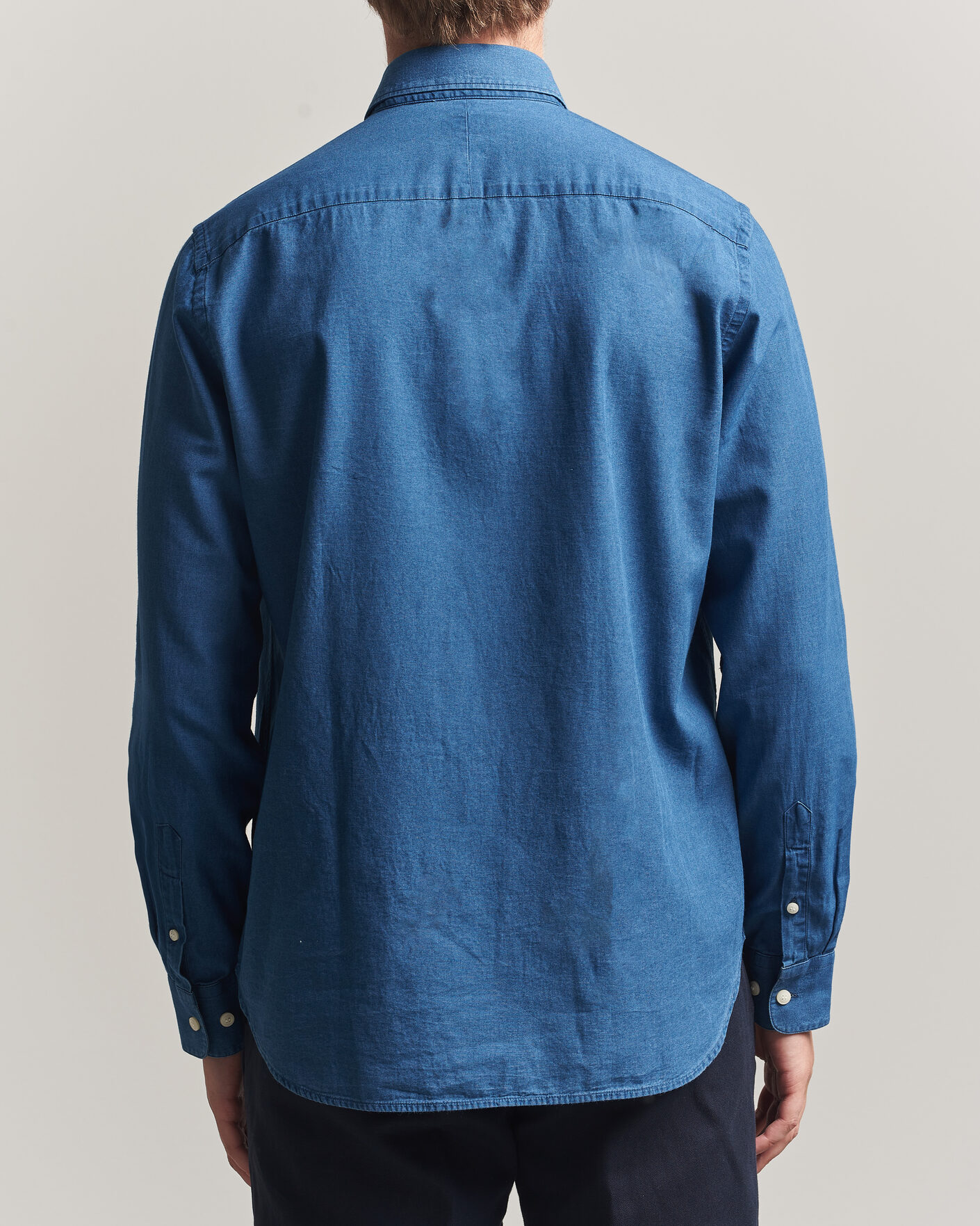 Homme | Chemises | Tiger of Sweden | Bjorn Denim Shirt Blue