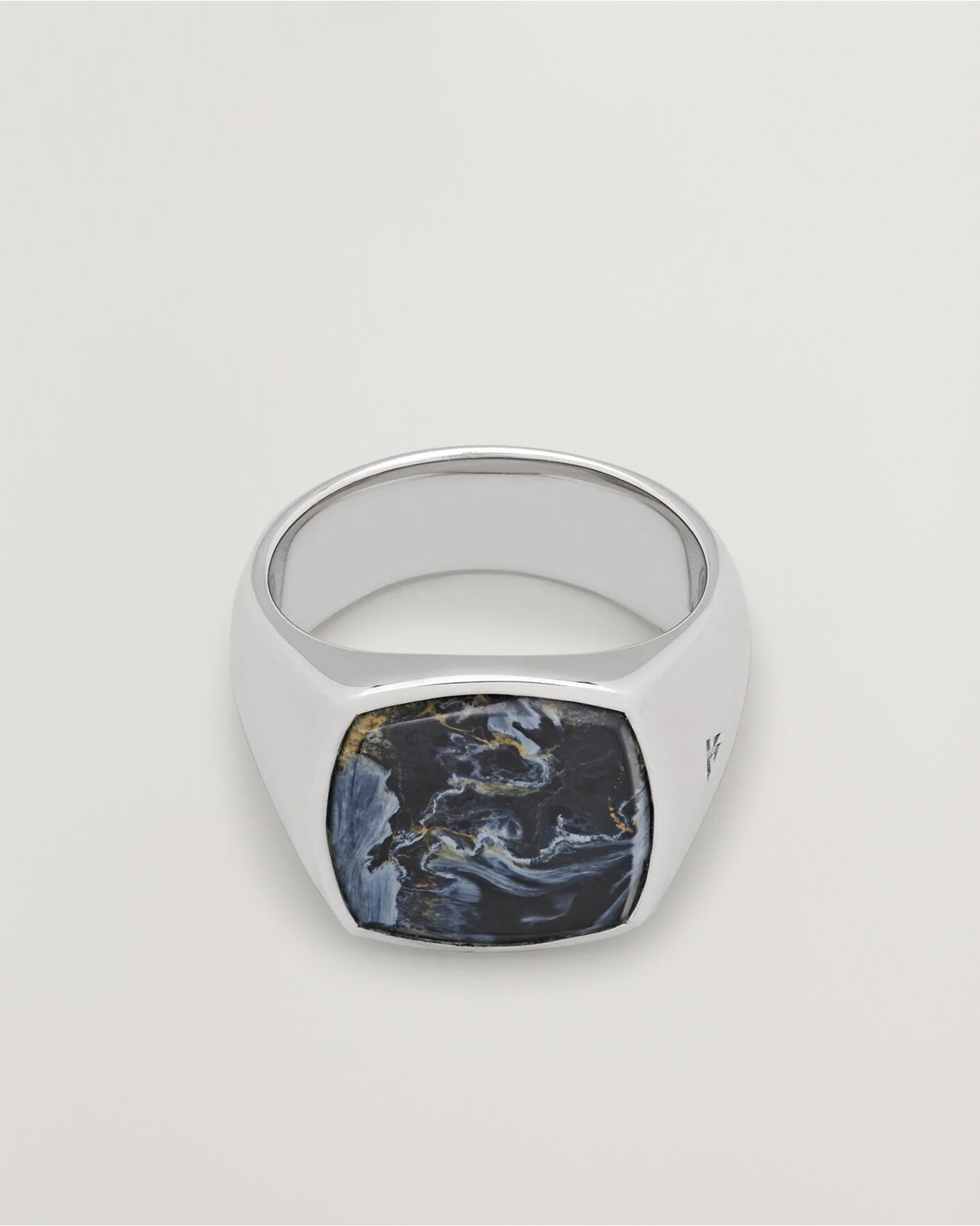 Homme | Bijoux | Tom Wood | Cushion Pietersite Ring Silver