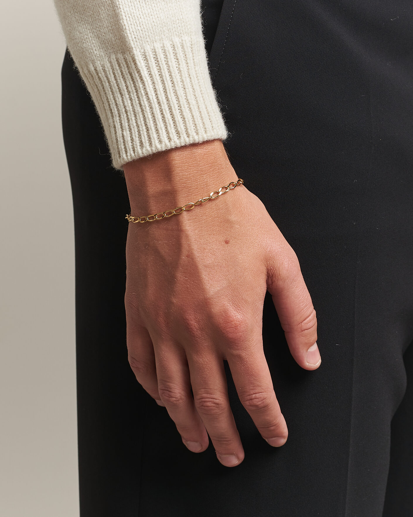 Homme | Bijoux | Tom Wood | Arlo Medium Bracelet Gold