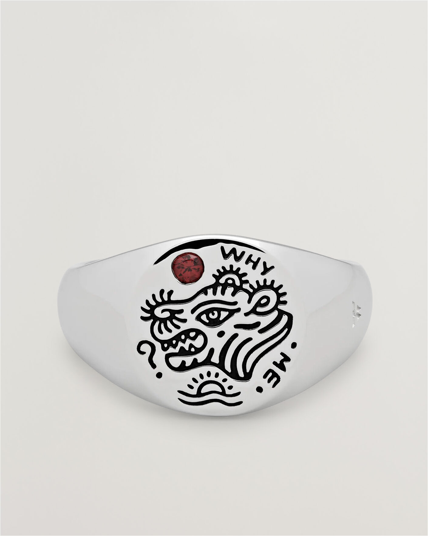 Homme | Bijoux | Tom Wood | Why Me Ring Silver
