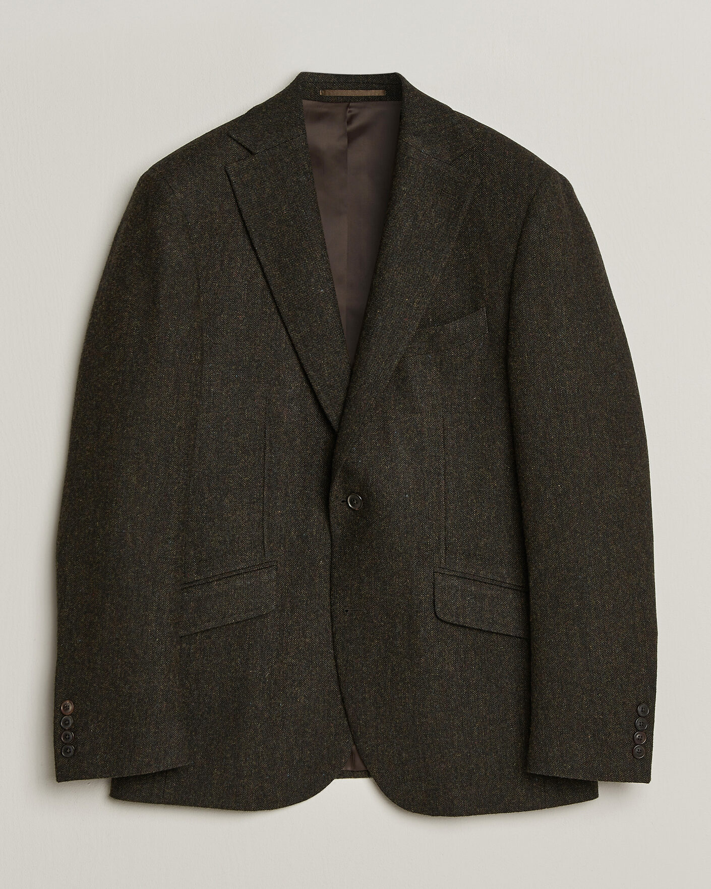 Homme | Blazers | Walker Slater | Edward Shetland Wool Donegal Blazer Brown