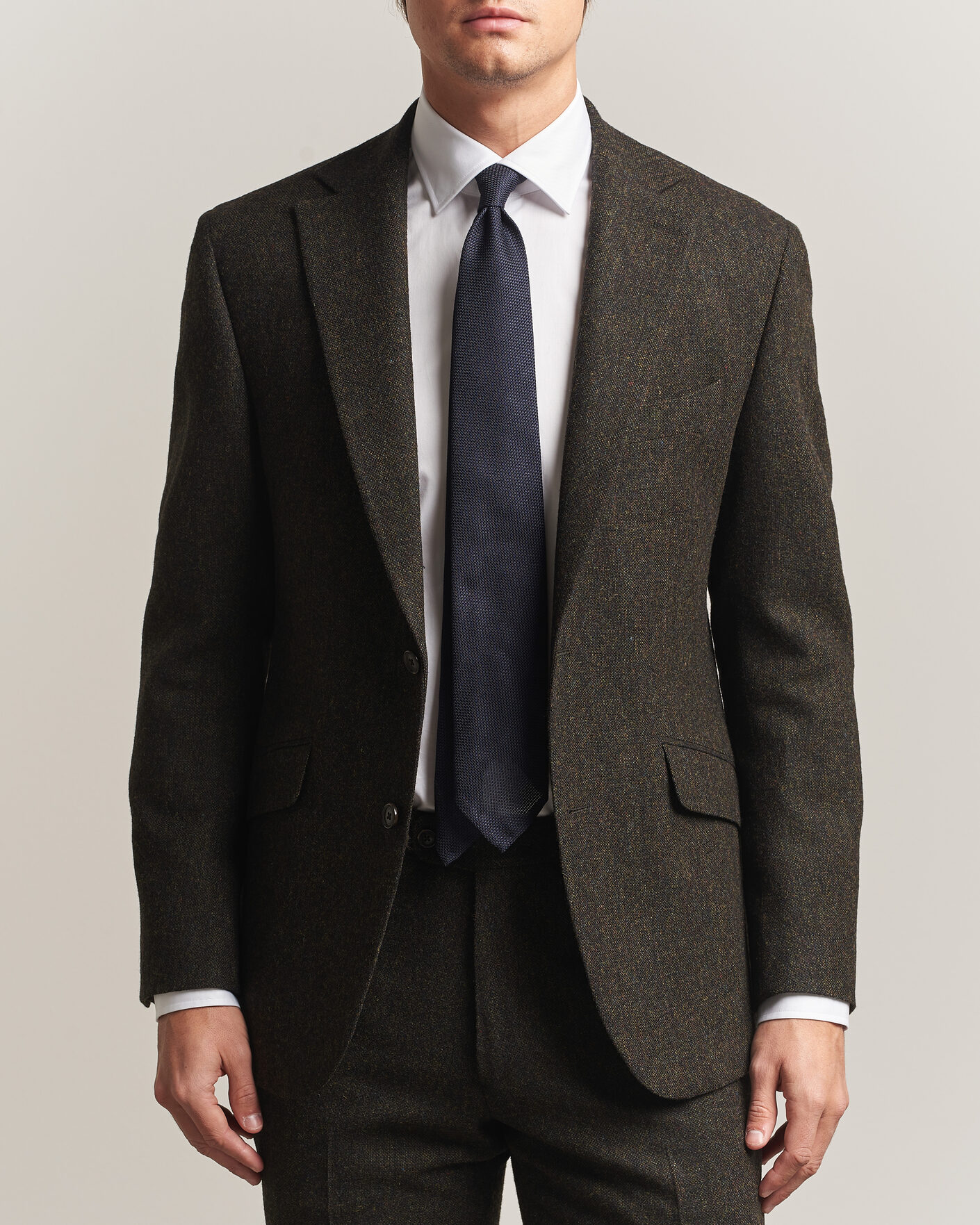 Homme | Blazers | Walker Slater | Edward Shetland Wool Donegal Blazer Brown