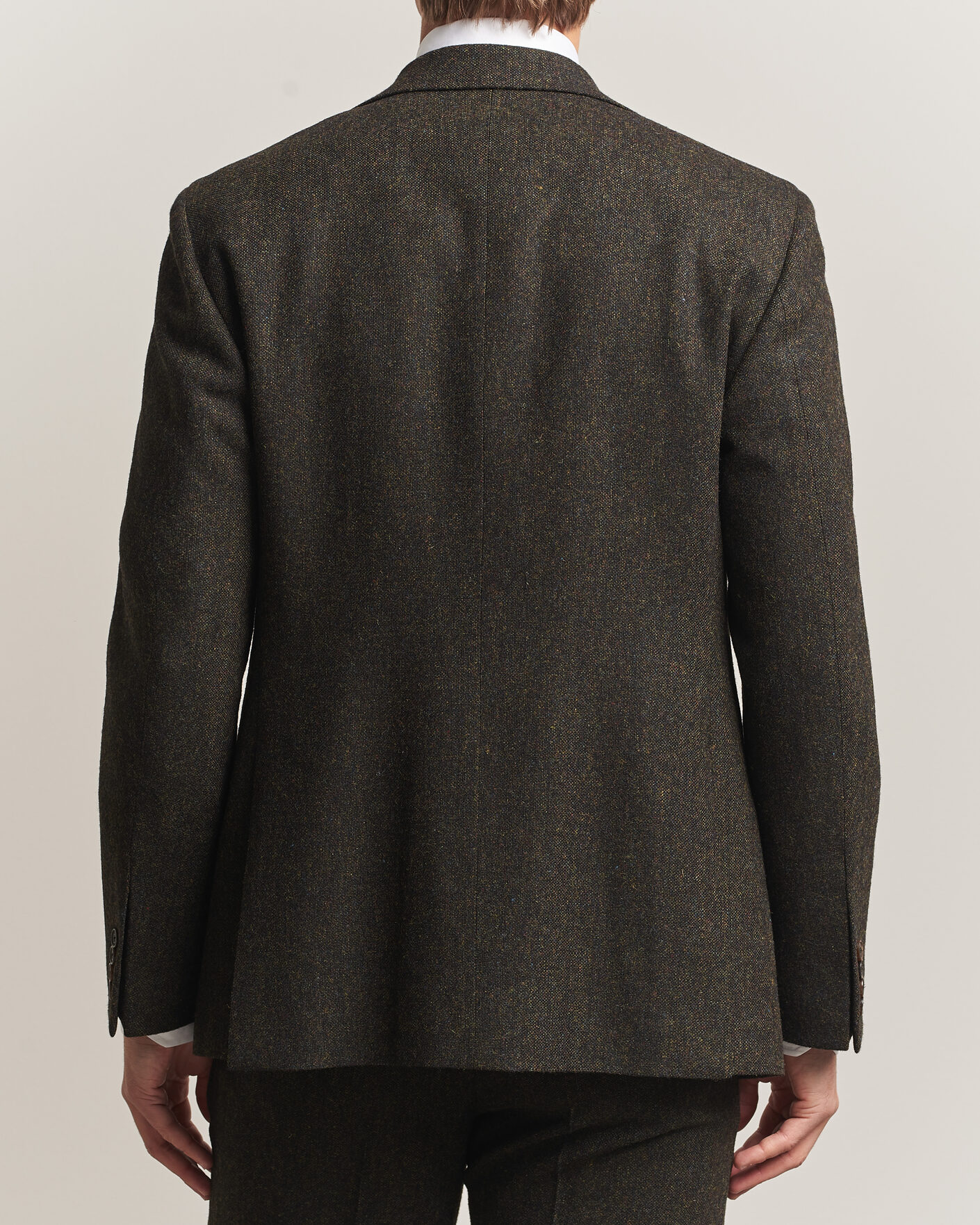 Homme | Blazers | Walker Slater | Edward Shetland Wool Donegal Blazer Brown