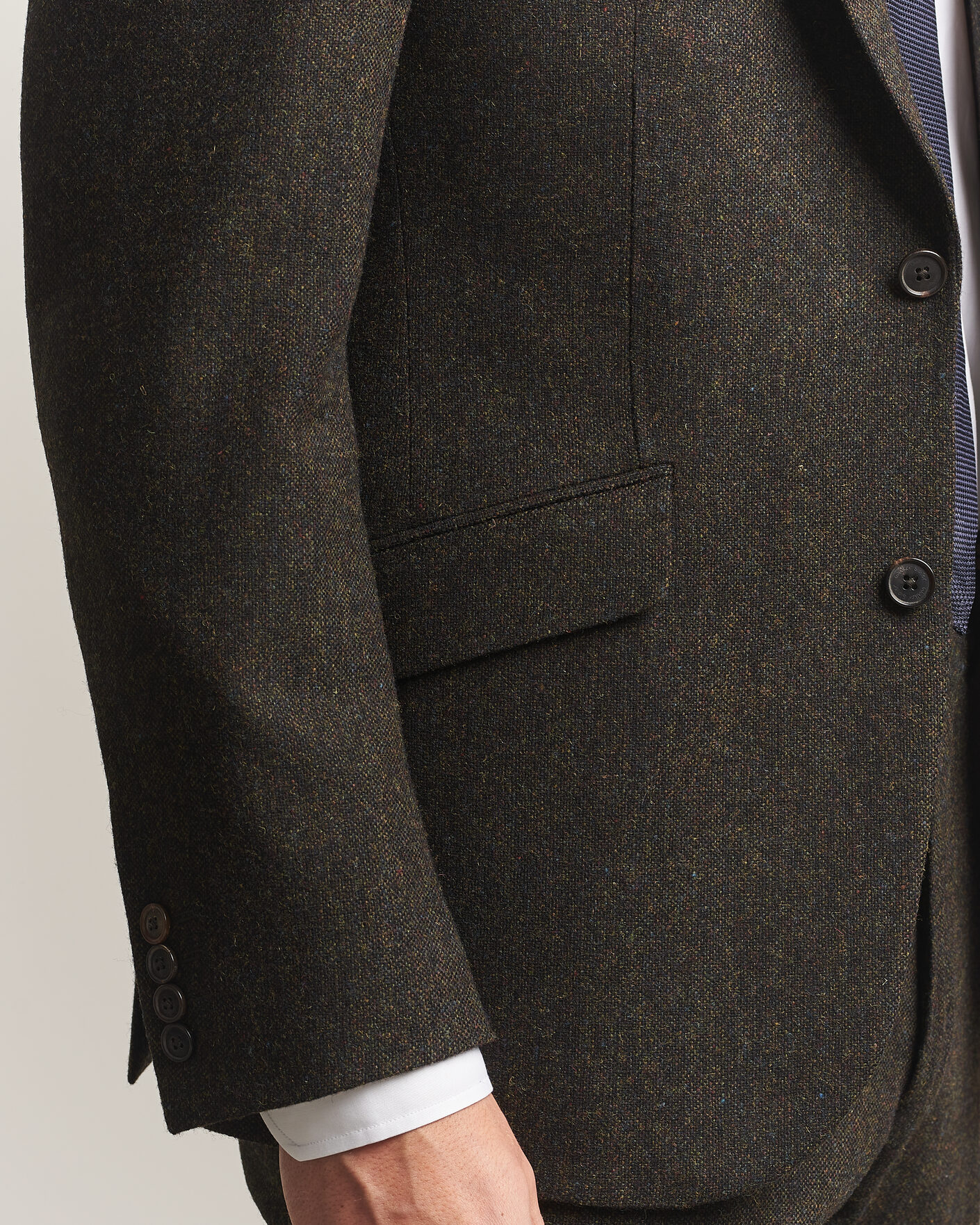 Homme | Blazers | Walker Slater | Edward Shetland Wool Donegal Blazer Brown
