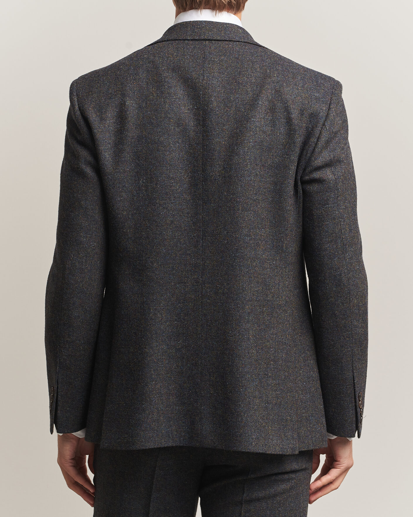 Homme | Blazers | Walker Slater | Edward Shetland Wool Donegal Blazer Navy