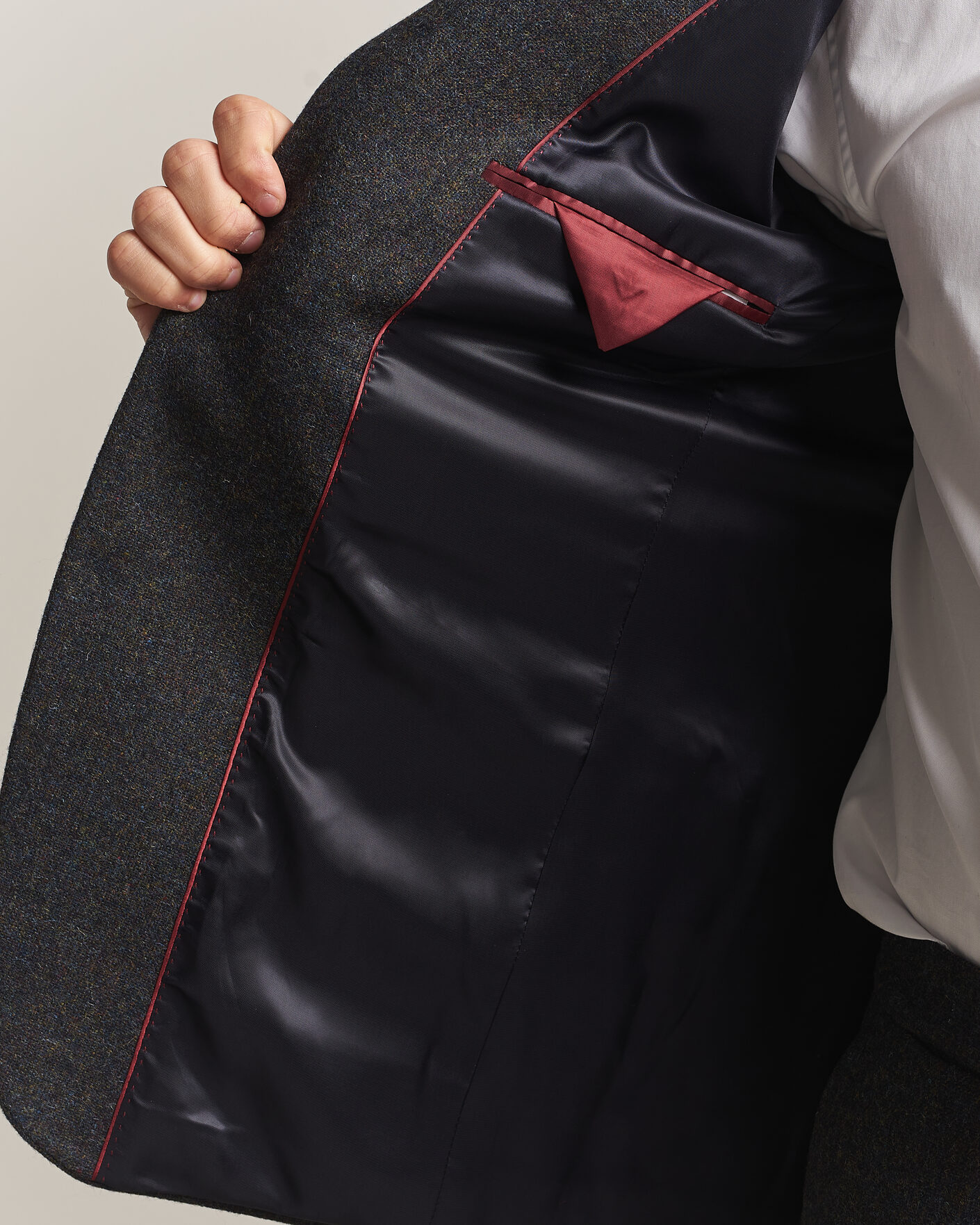 Homme | Blazers | Walker Slater | Edward Shetland Wool Donegal Blazer Navy