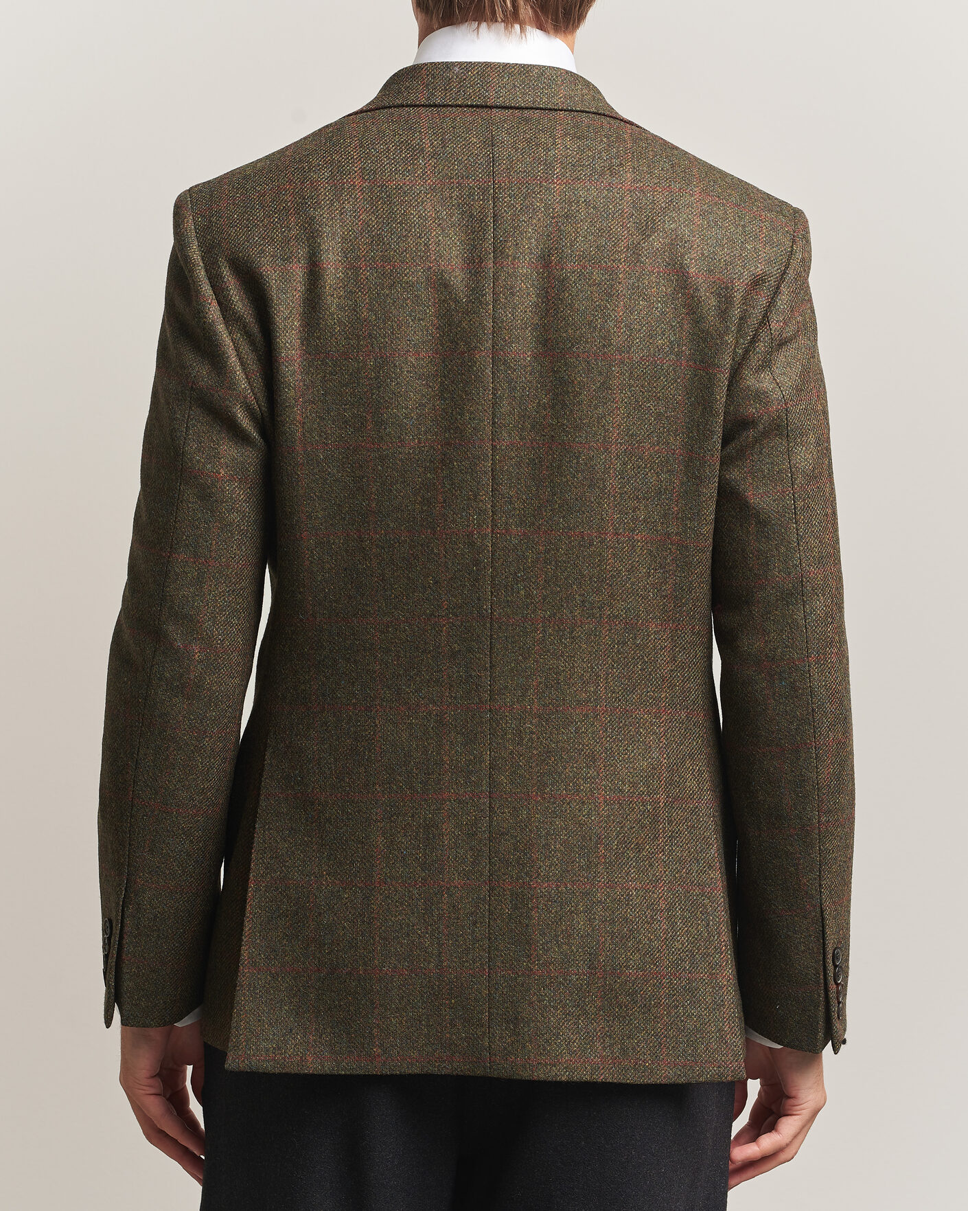 Homme | Blazers | Walker Slater | Edward Lambswool Windowpane Blazer Green