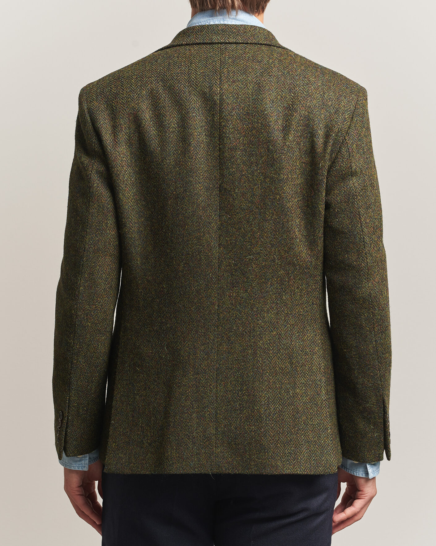 Homme | Blazers | Walker Slater | Edward Harris Tweed Herringbone Blazer Green